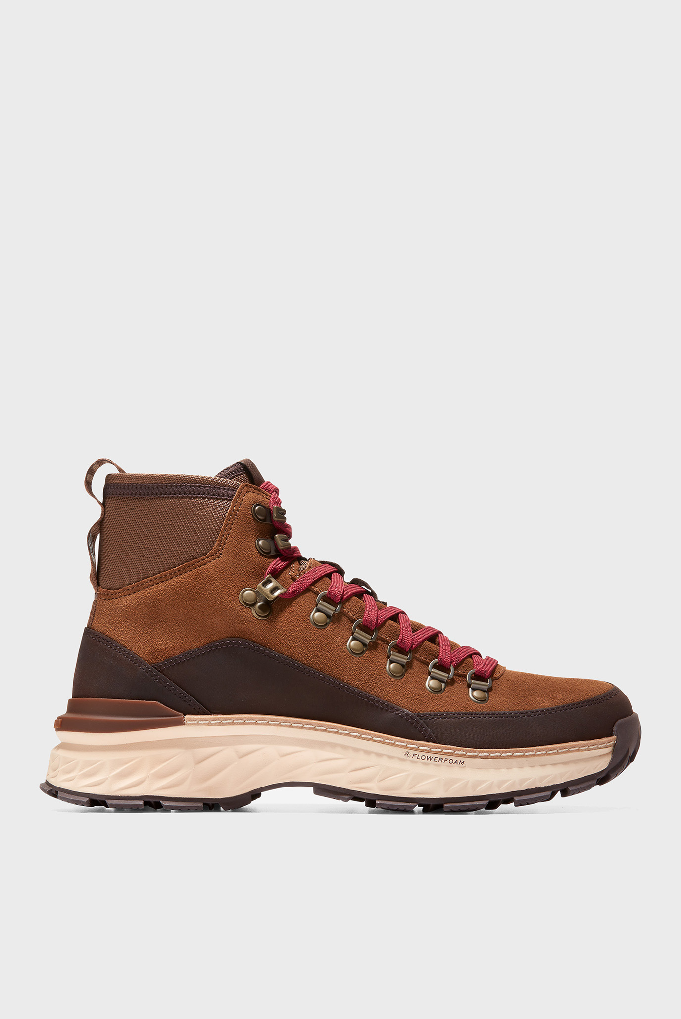 Мужские коричневые кожаные ботинки 5.ZERØGRAND Explore Hiker Boot 1