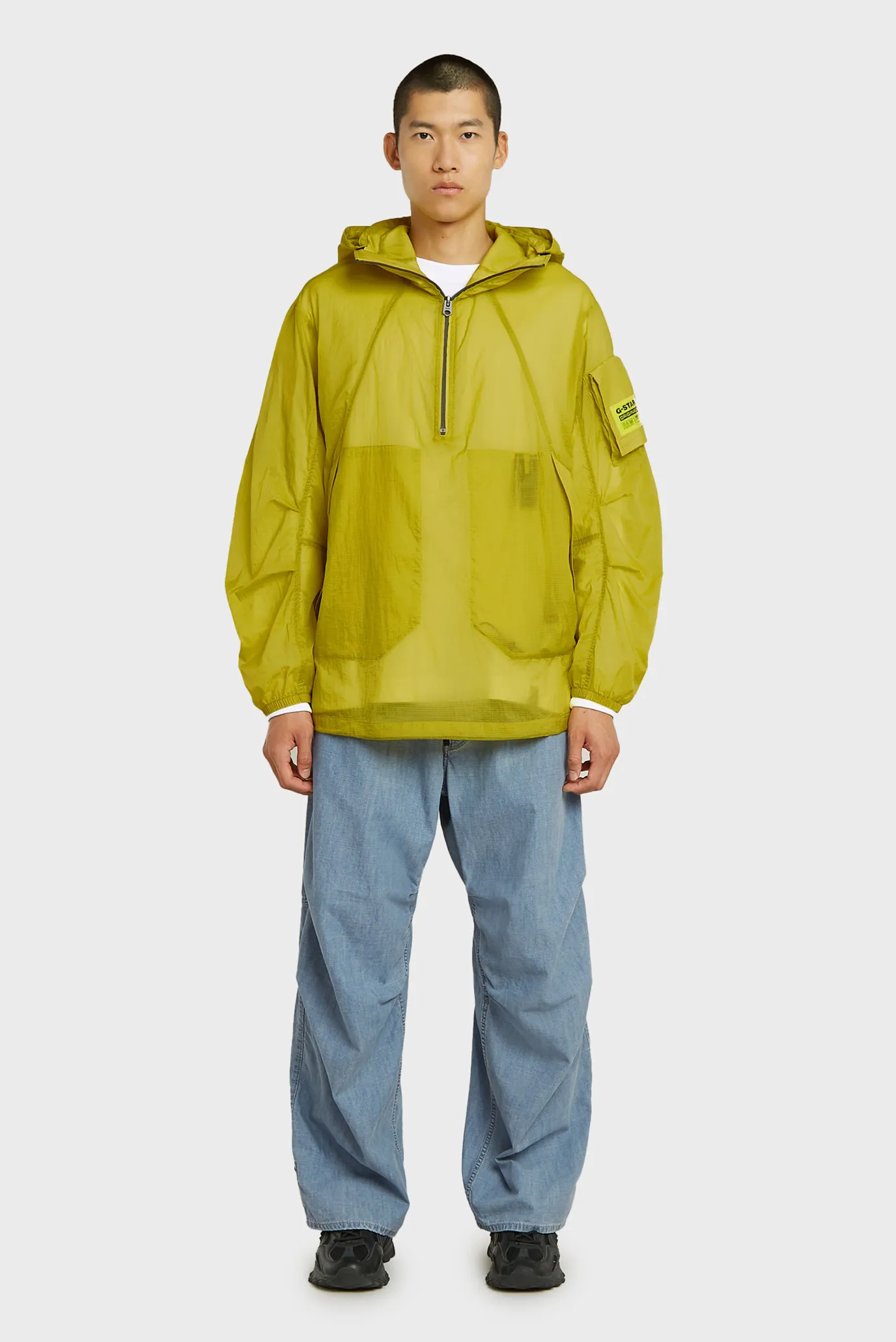 Чоловічий салатовий анорак Lightweight packable 2