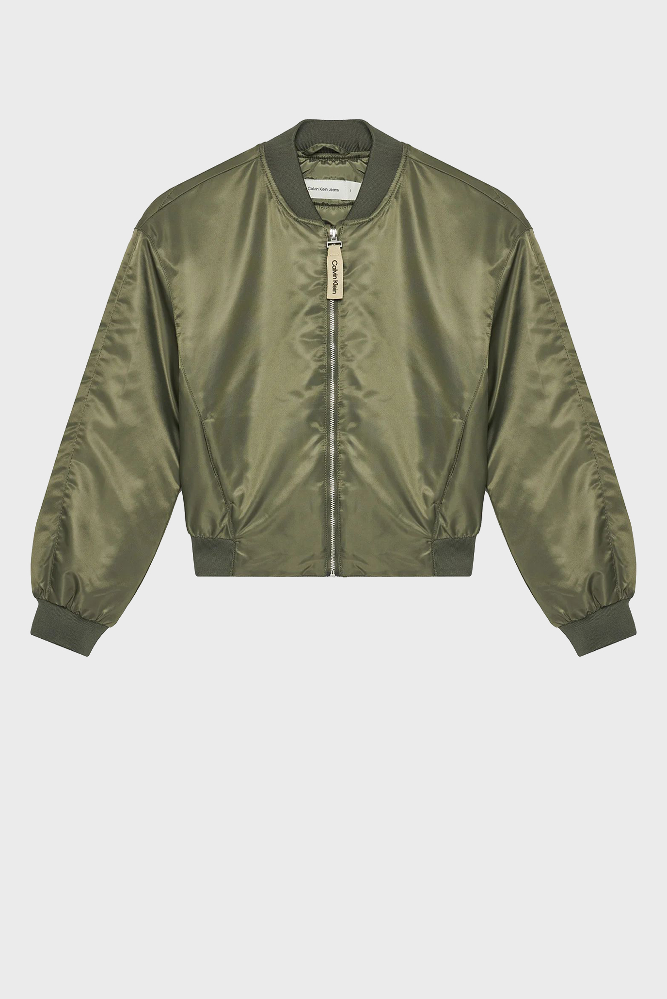 Детский зеленый бомбер SATIN HERO BOMBER 1