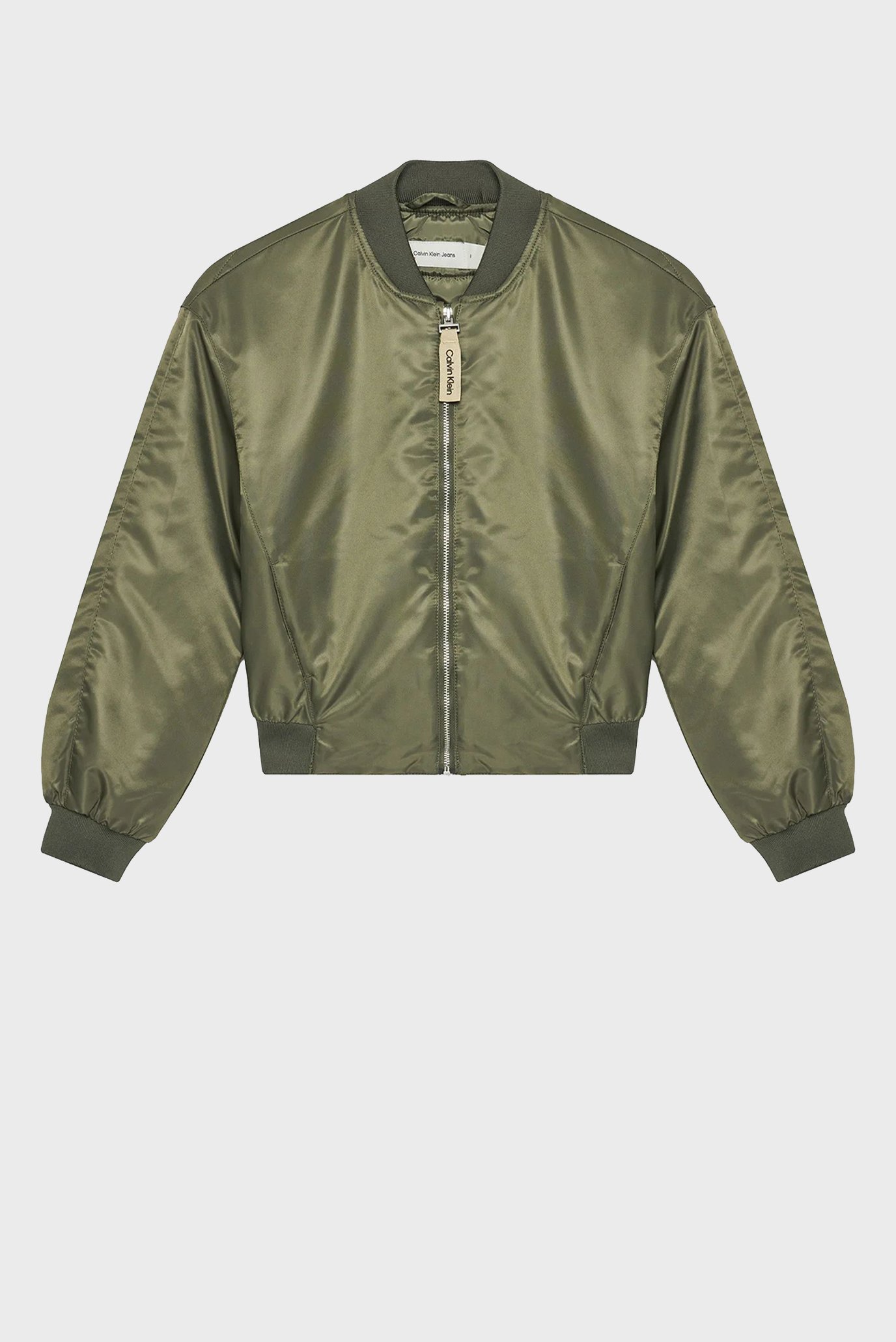 Дитячий зелений бомбер SATIN HERO BOMBER 1