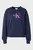 Женский темно-синий свитшот LS MONOLOGO FRENCH TERRY RLXD CN