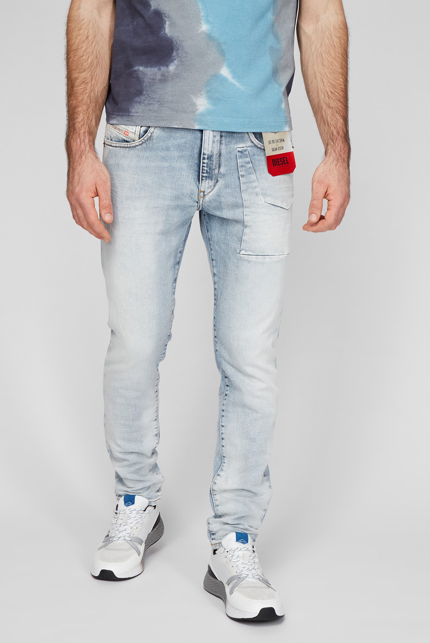 Чоловічі блакитні джинси D-STRUKT-GA 1