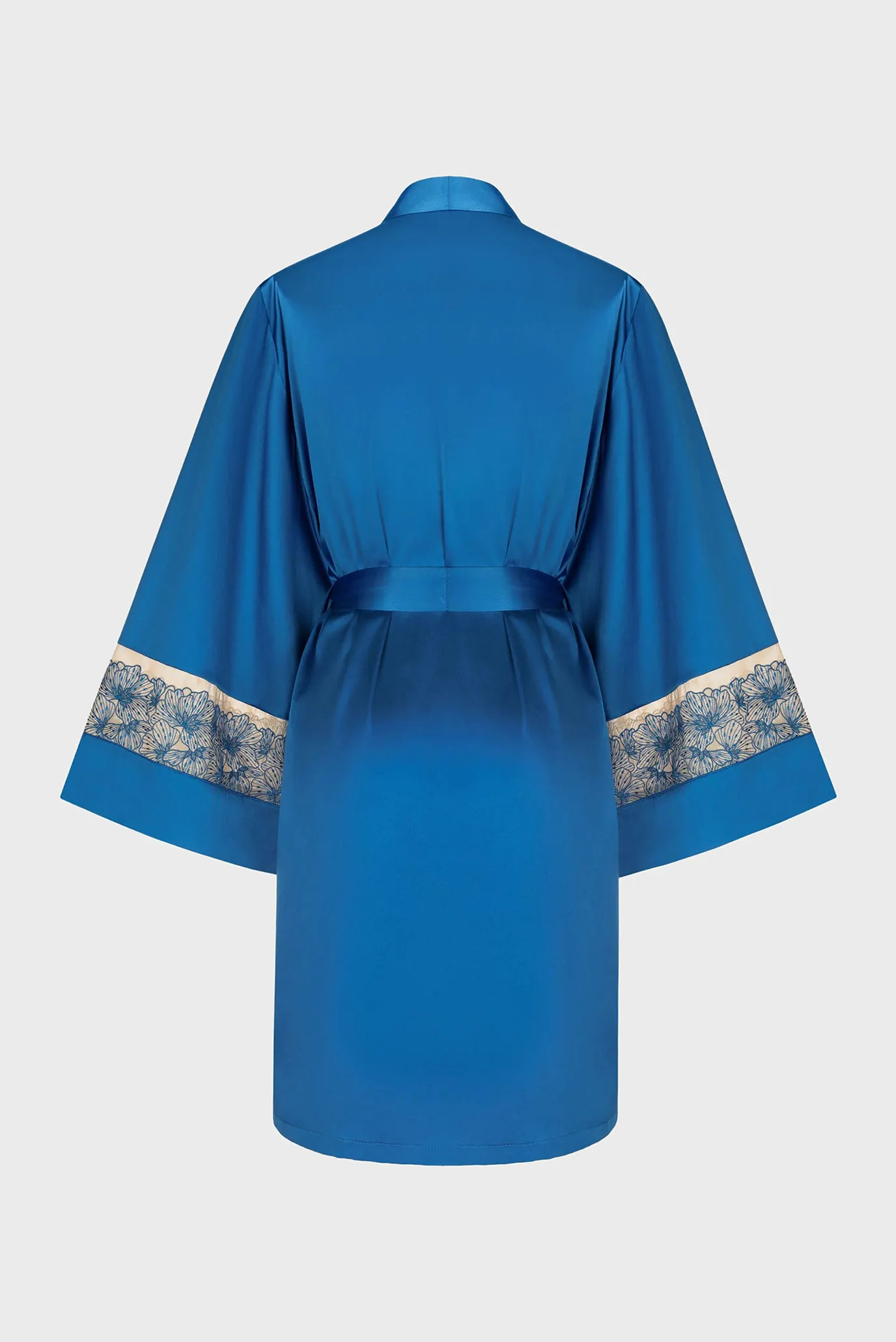 Жіночий синій пеньюар 2