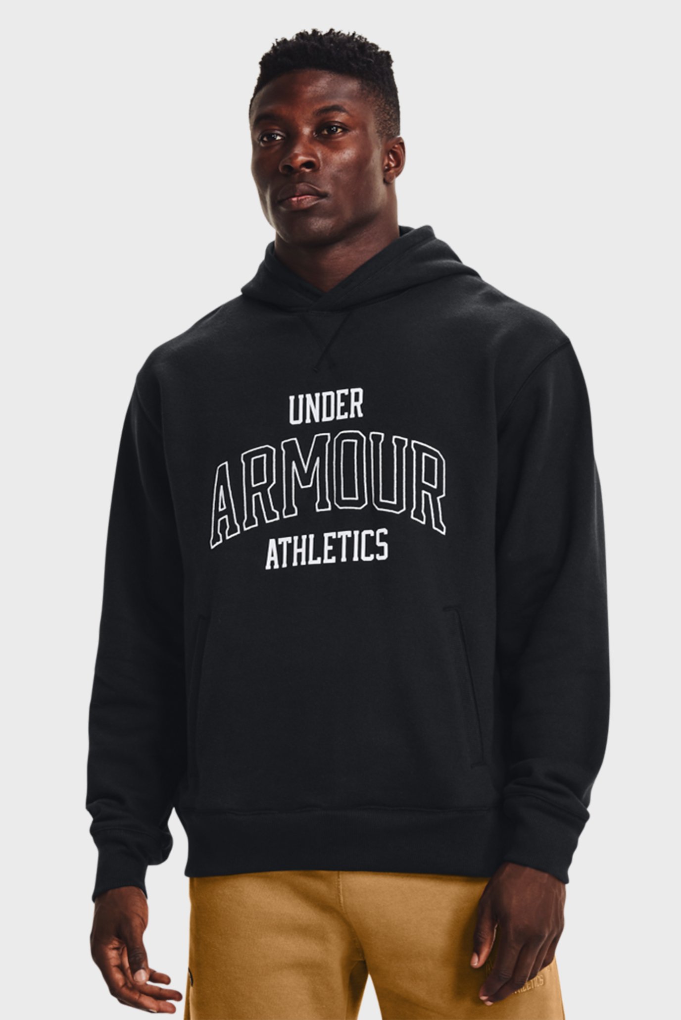 Мужское черное худи UA ORIGINATORS HOODIE 1