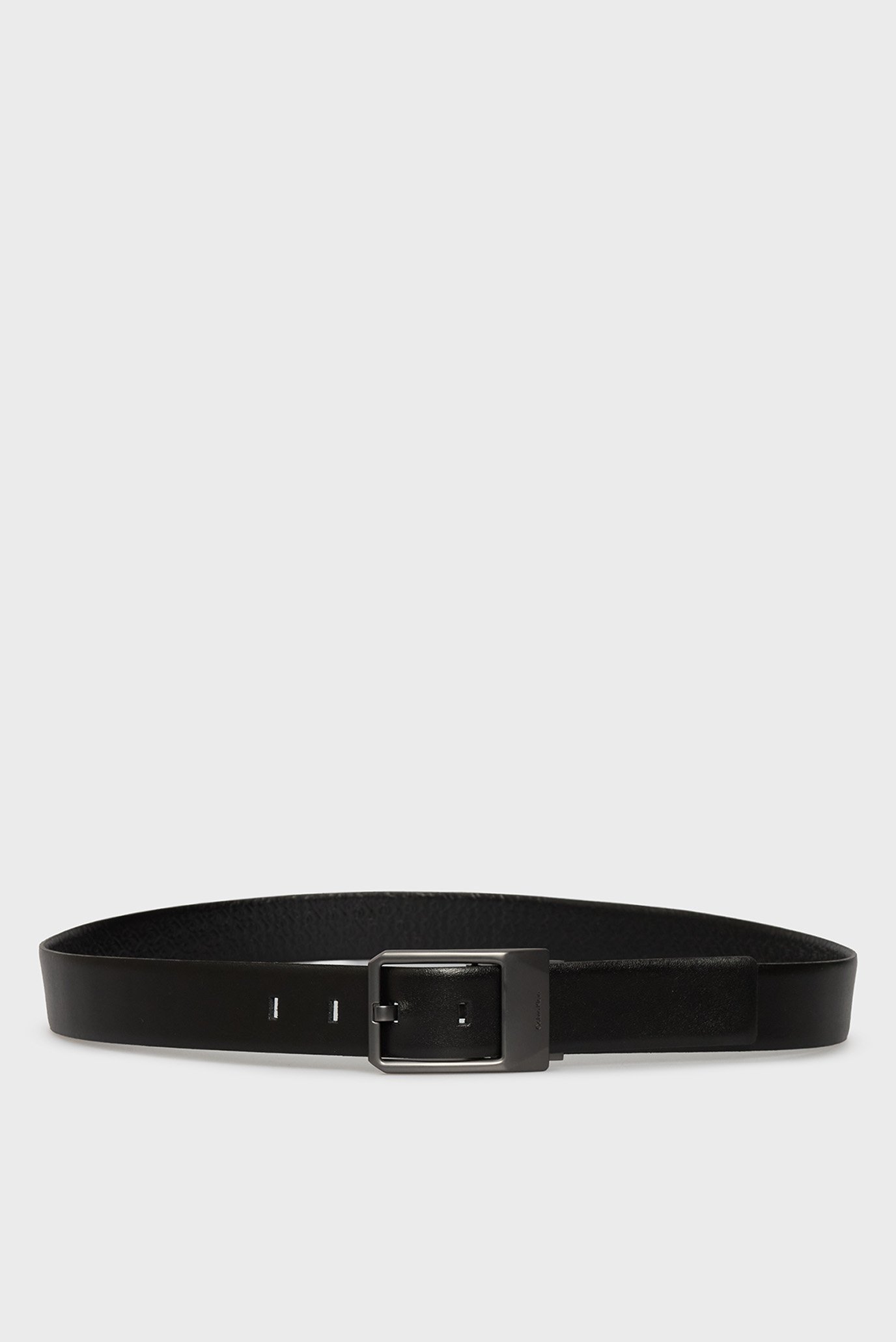 Мужской черный кожаный двусторонний ремень FACETED BUCKLE 35MM Черный 85 Calvin Klein LV04D7011G Мужской черный кожаный двусторонний ремень FACETED BUCKLE 35MM Черный 85 Calvin Klein LV04D7011G