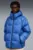 Чоловічий синій пуховик Hooded Down Puffer Jacket Men