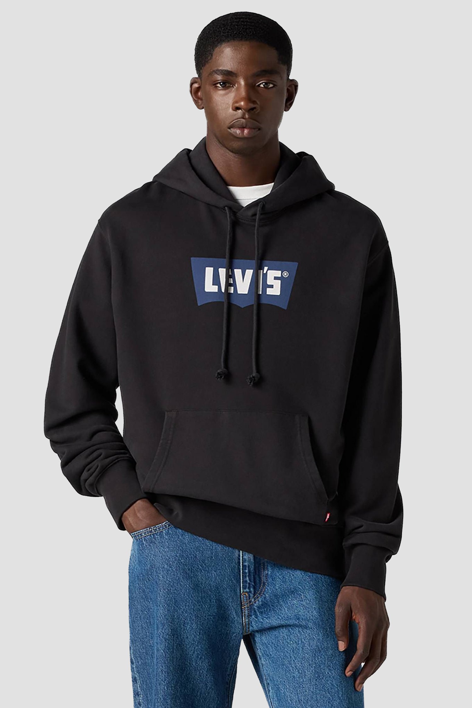 Мужское черное худи Черный L Levi’s® A7386;0019 Мужское черное худи Черный L Levi’s® A7386;0019