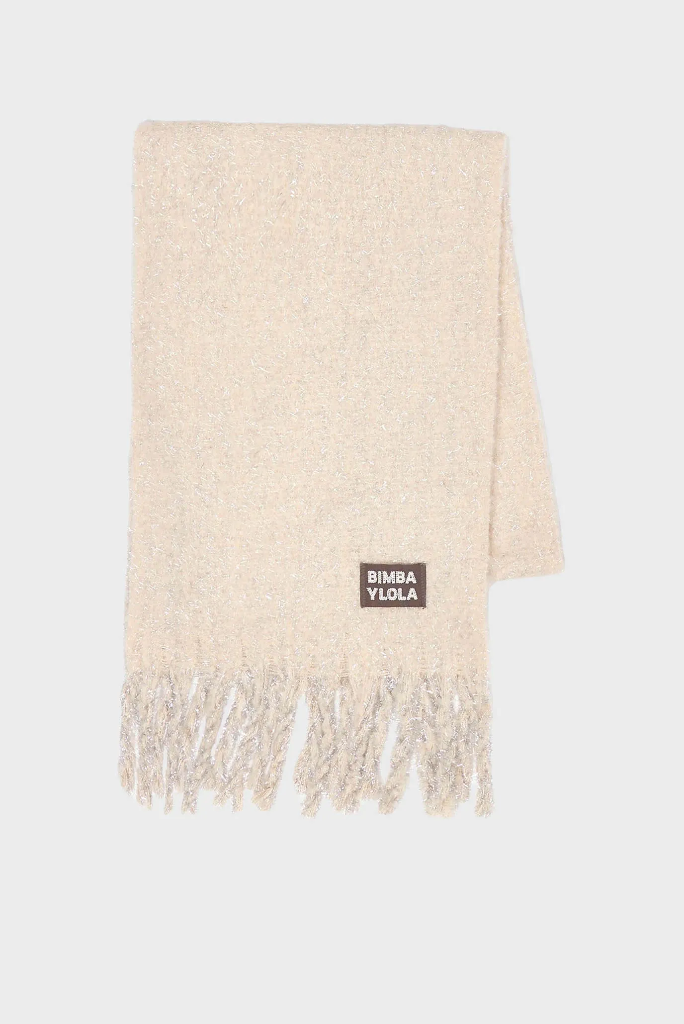 Женский белый шарф 1