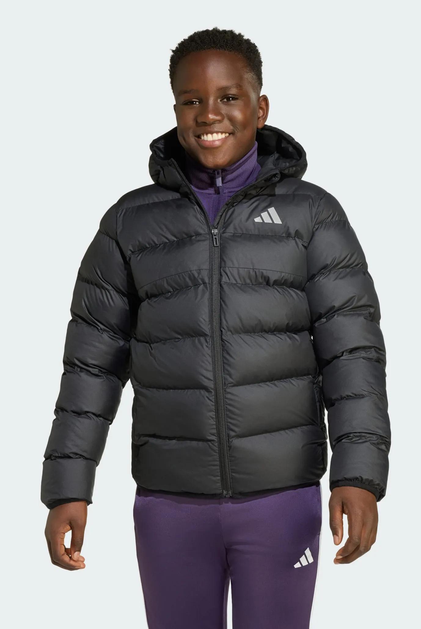 Детская черная куртка Synthetic Kids 5