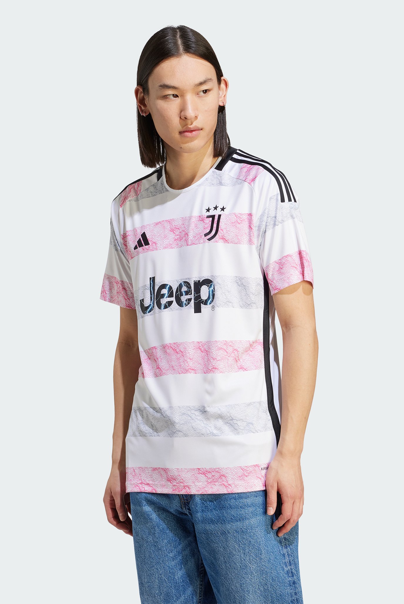 Чоловіча біла футболка Juventus 23/24 Away 1