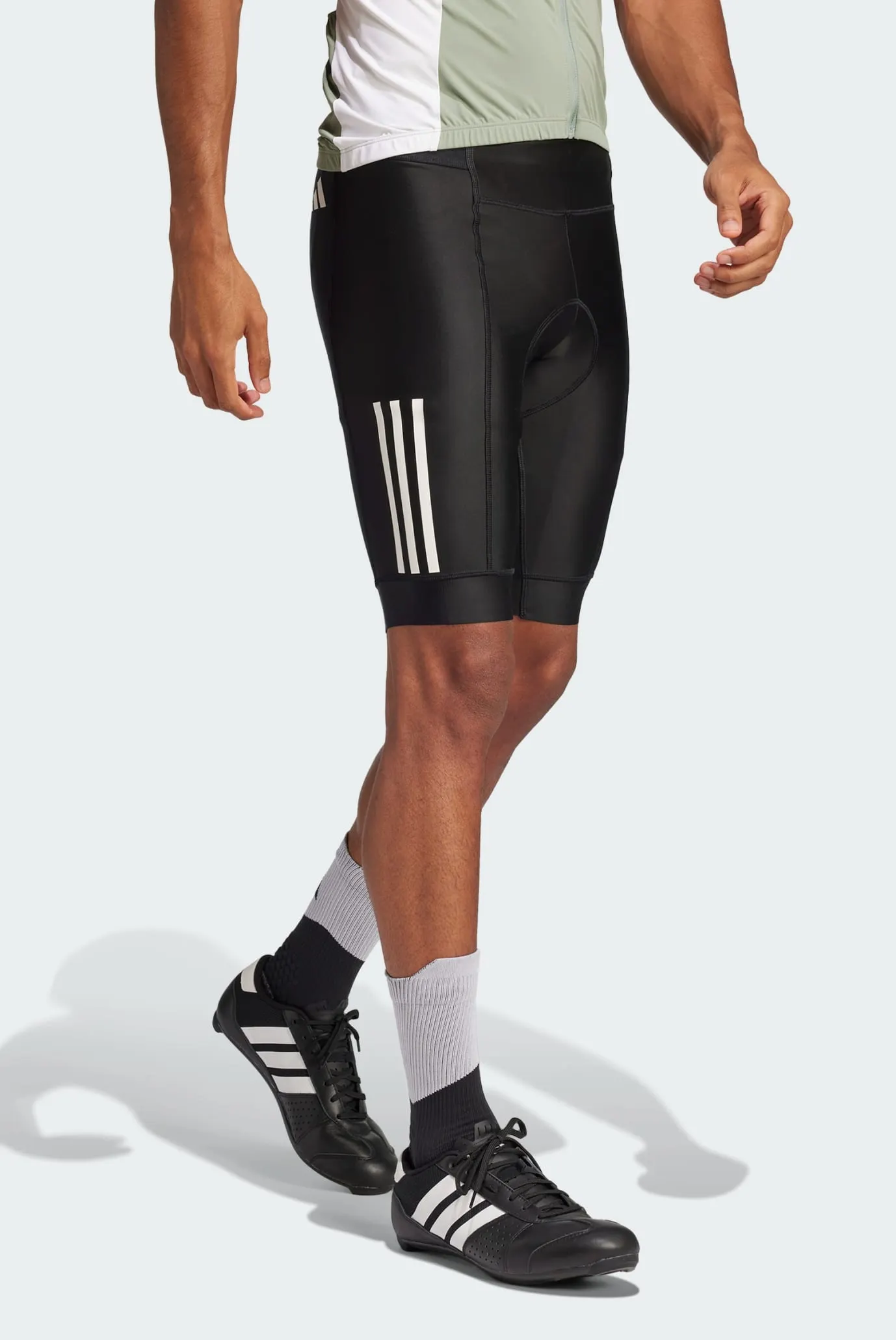 Чоловічі чорні велосипедки Essentials 3-Stripes Padded 2