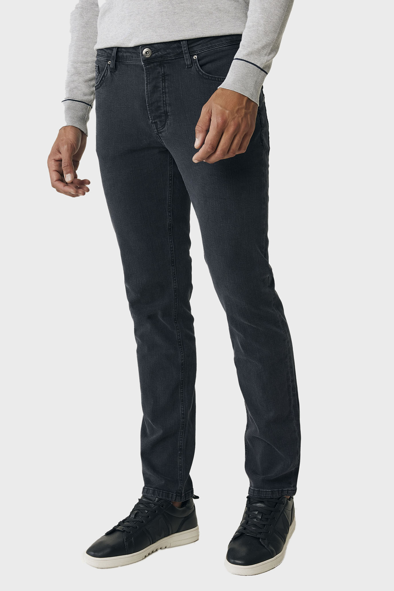 Мужские черные джинсы STEVE 1