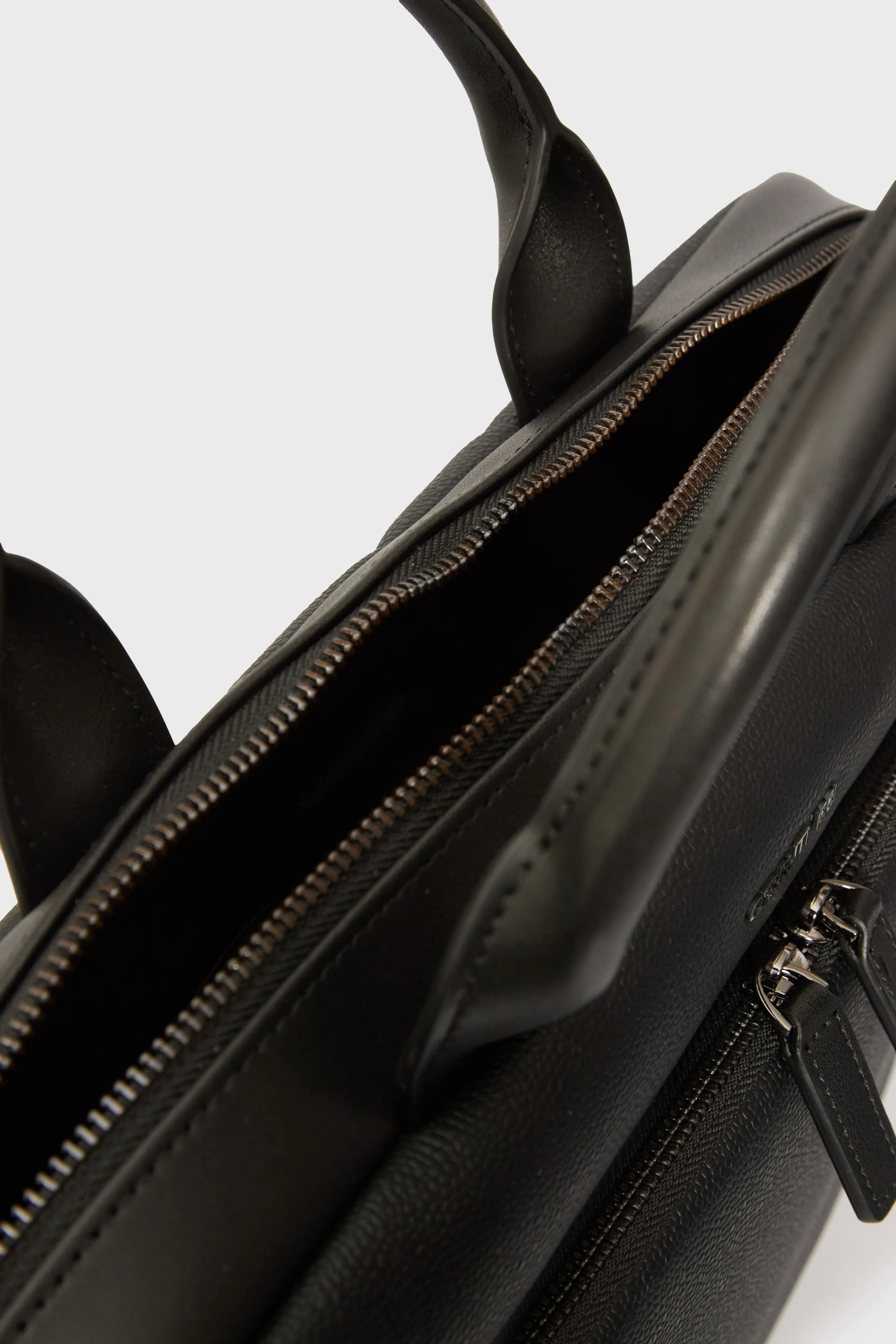 Чоловіча чорна шкіряна сумка для ноутбука JEREMY 2