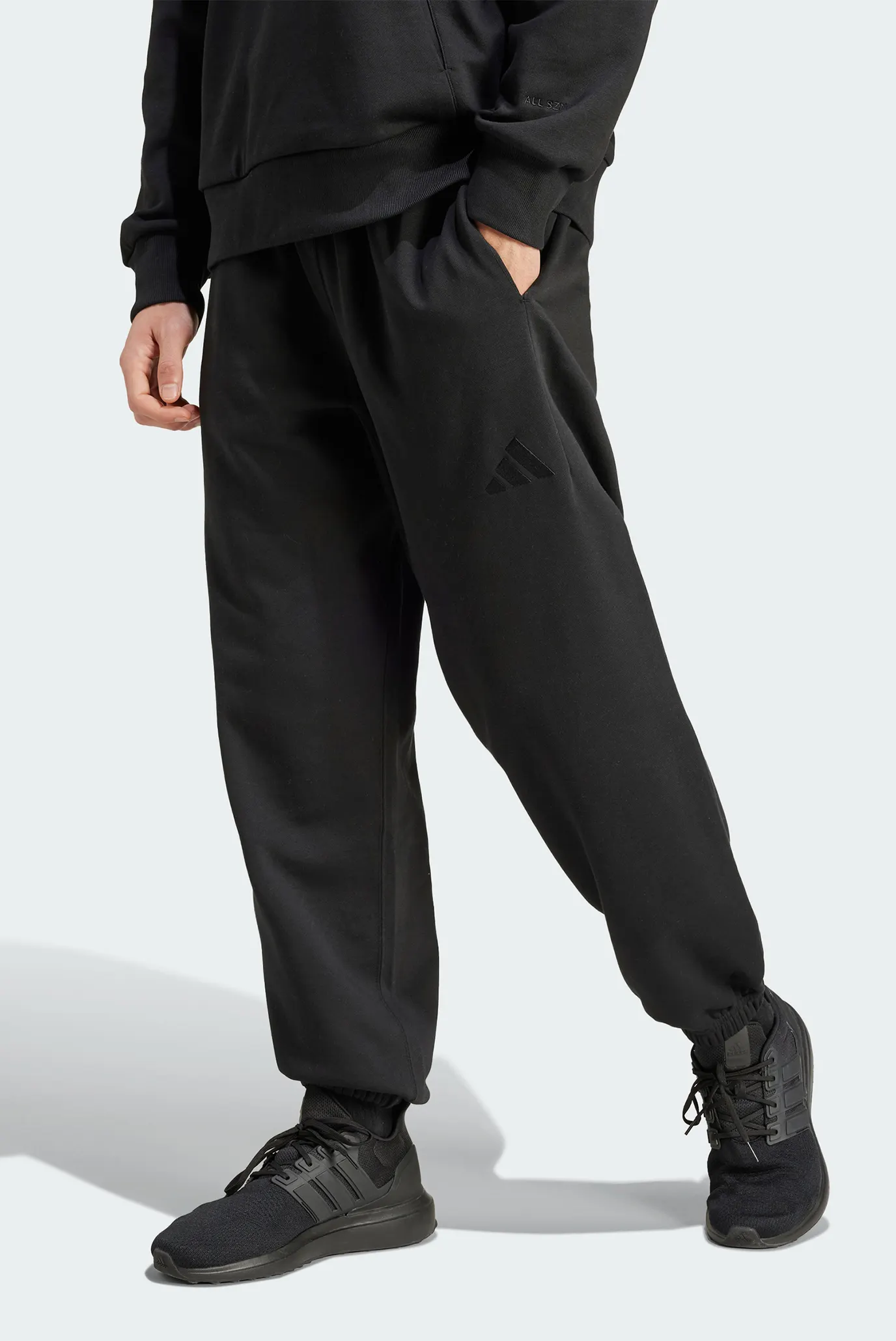Мужские черные спортивные брюки ALL SZN Fleece Loose adidas IX1252