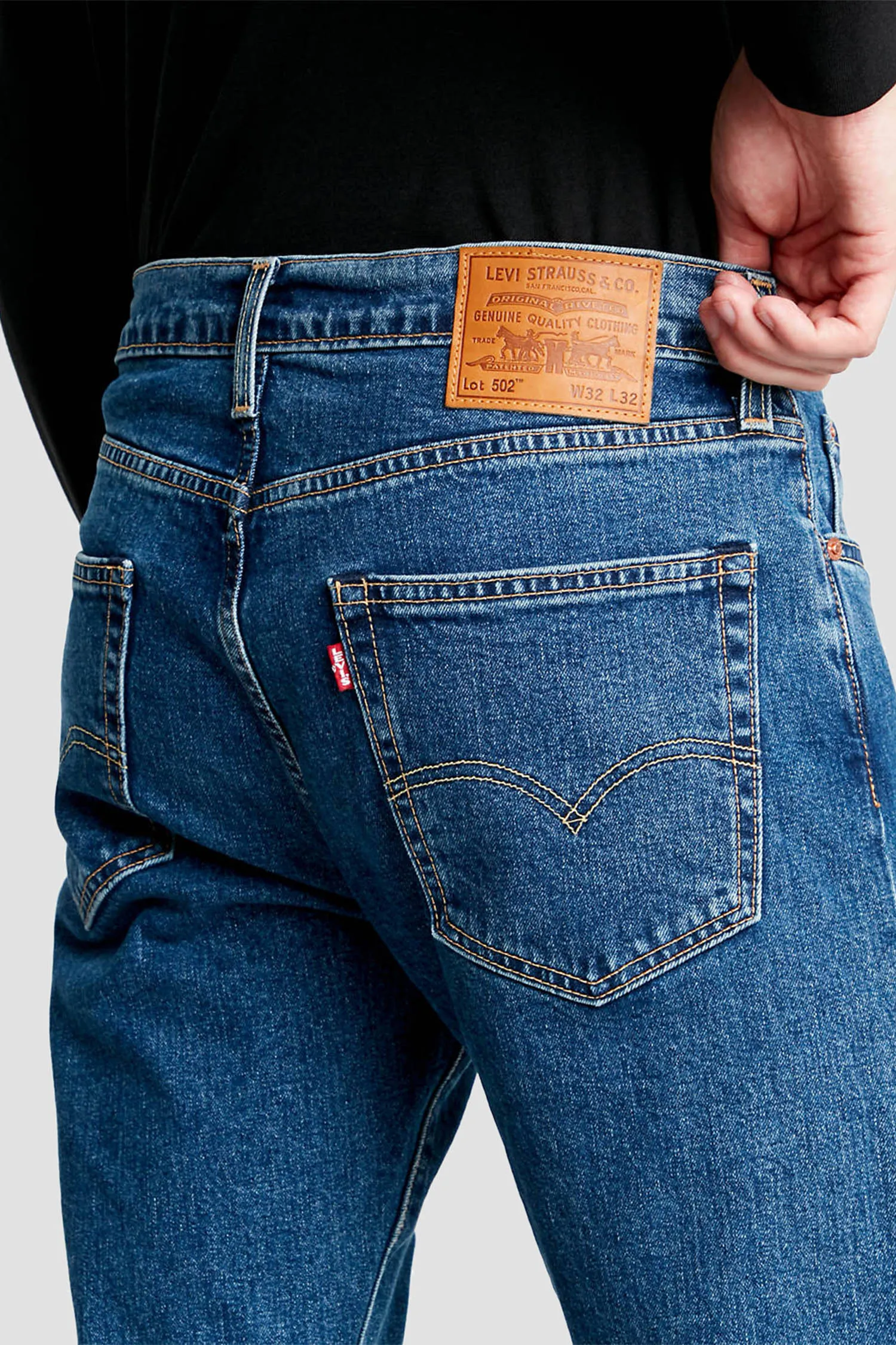 Мужские синие джинсы 502® Taper 4