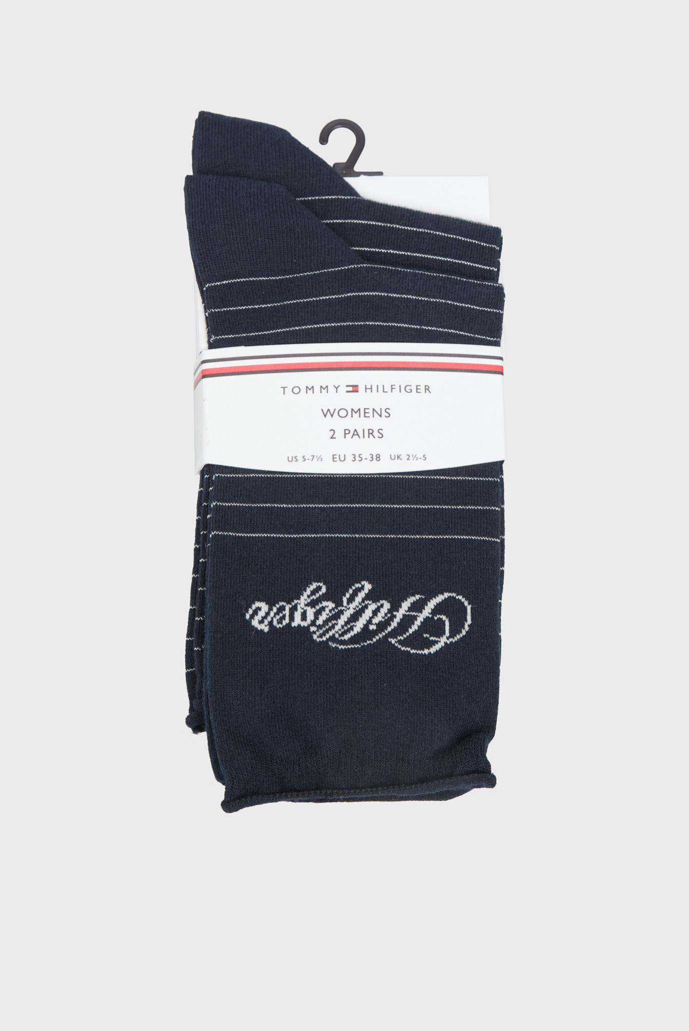 Женские темно-синие носки (2 пары) STRIPE Синий 39-42 Tommy Hilfiger 701236455 Женские темно-синие носки (2 пары) STRIPE Синий 39-42 Tommy Hilfiger 701236455