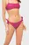 Женские малиновые трусики от купальника