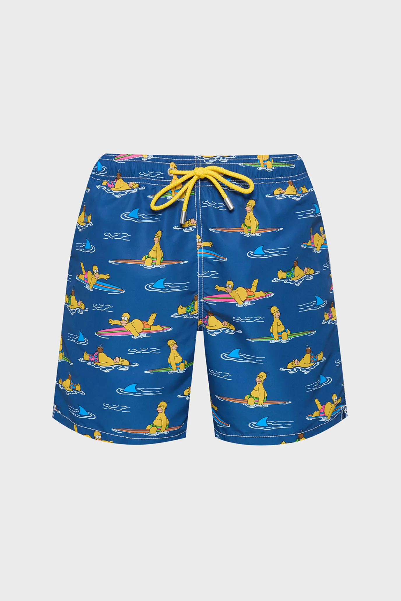 Чоловічі сині плавальні шорти з візерунком GUSTAVIA 1