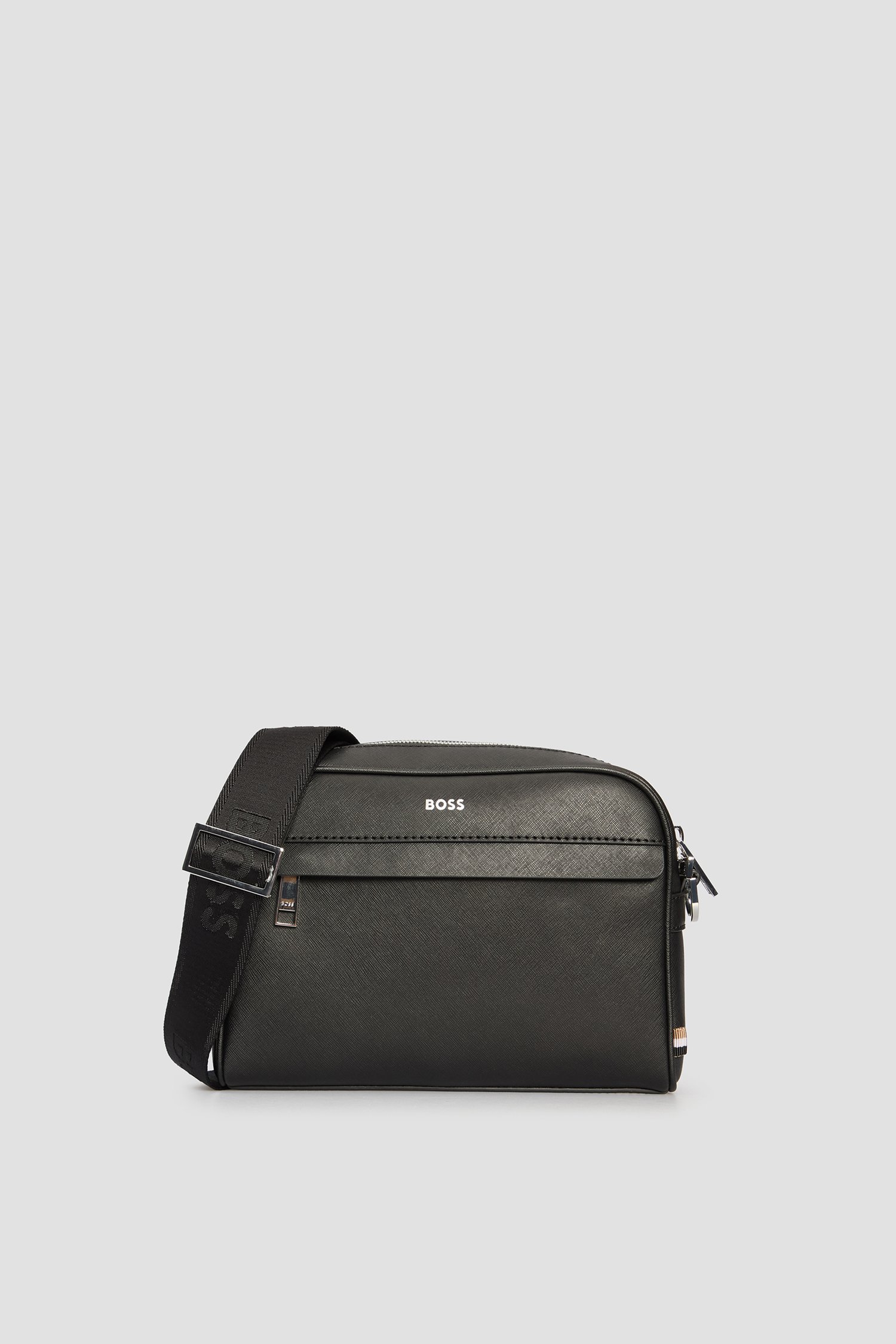 Мужская черная кожаная сумка Черный ONESIZE BOSS 50548279;001 Мужская черная кожаная сумка Черный ONESIZE BOSS 50548279;001