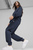 Женский темно-синий спортивный костюм (худи, брюки) Loungewear Women's Track Suit