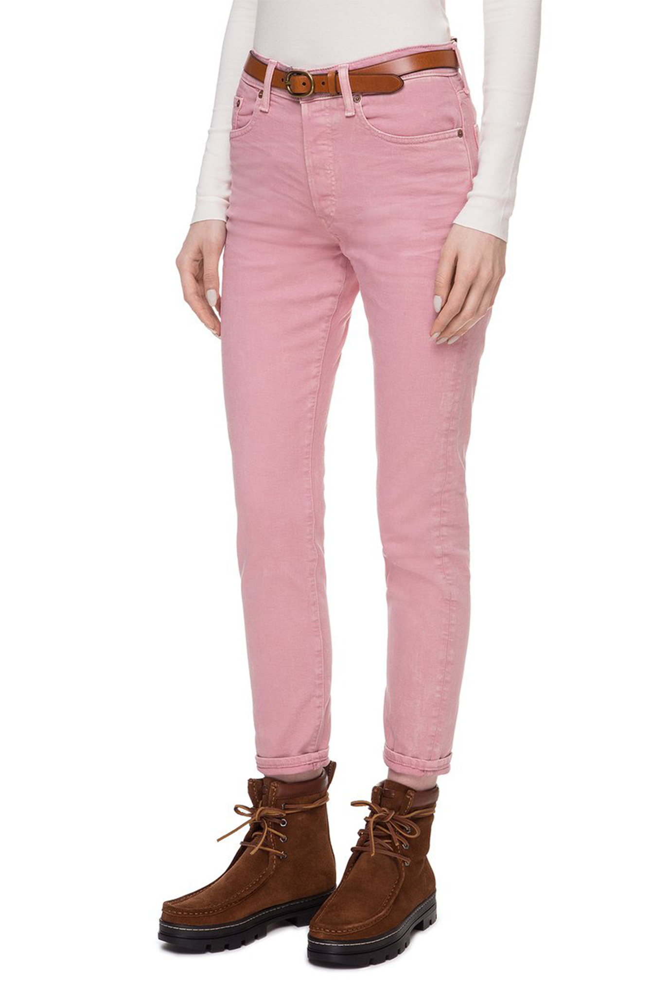 Женские розовые джинсы The Callen High Rise Slim Polo Ralph Lauren ...