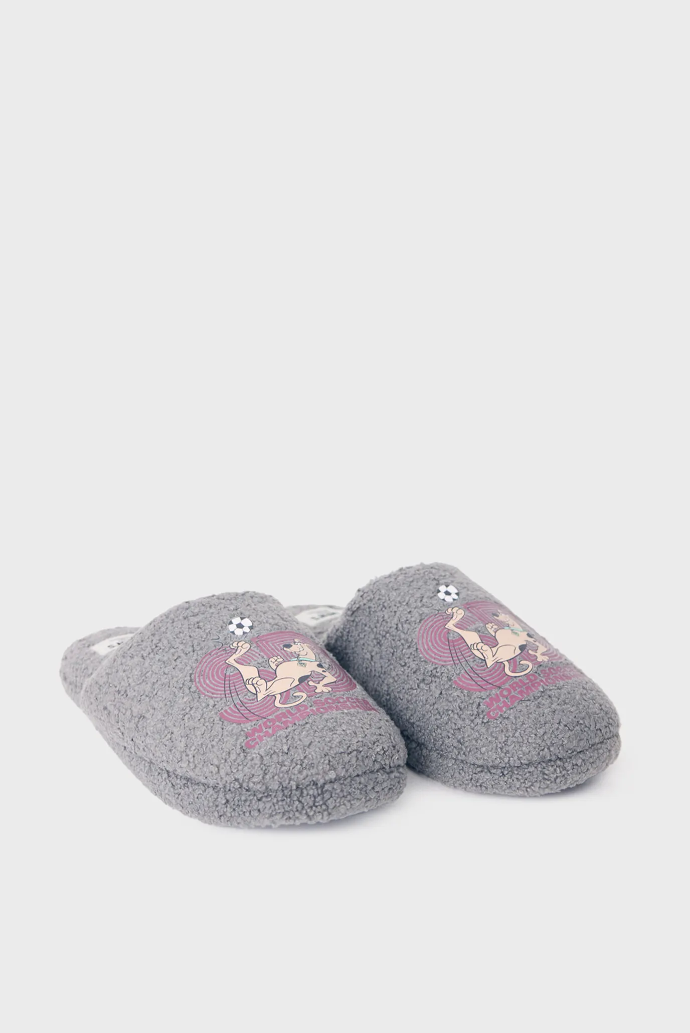 Мужские серые тапочки Scooby-Doo 3