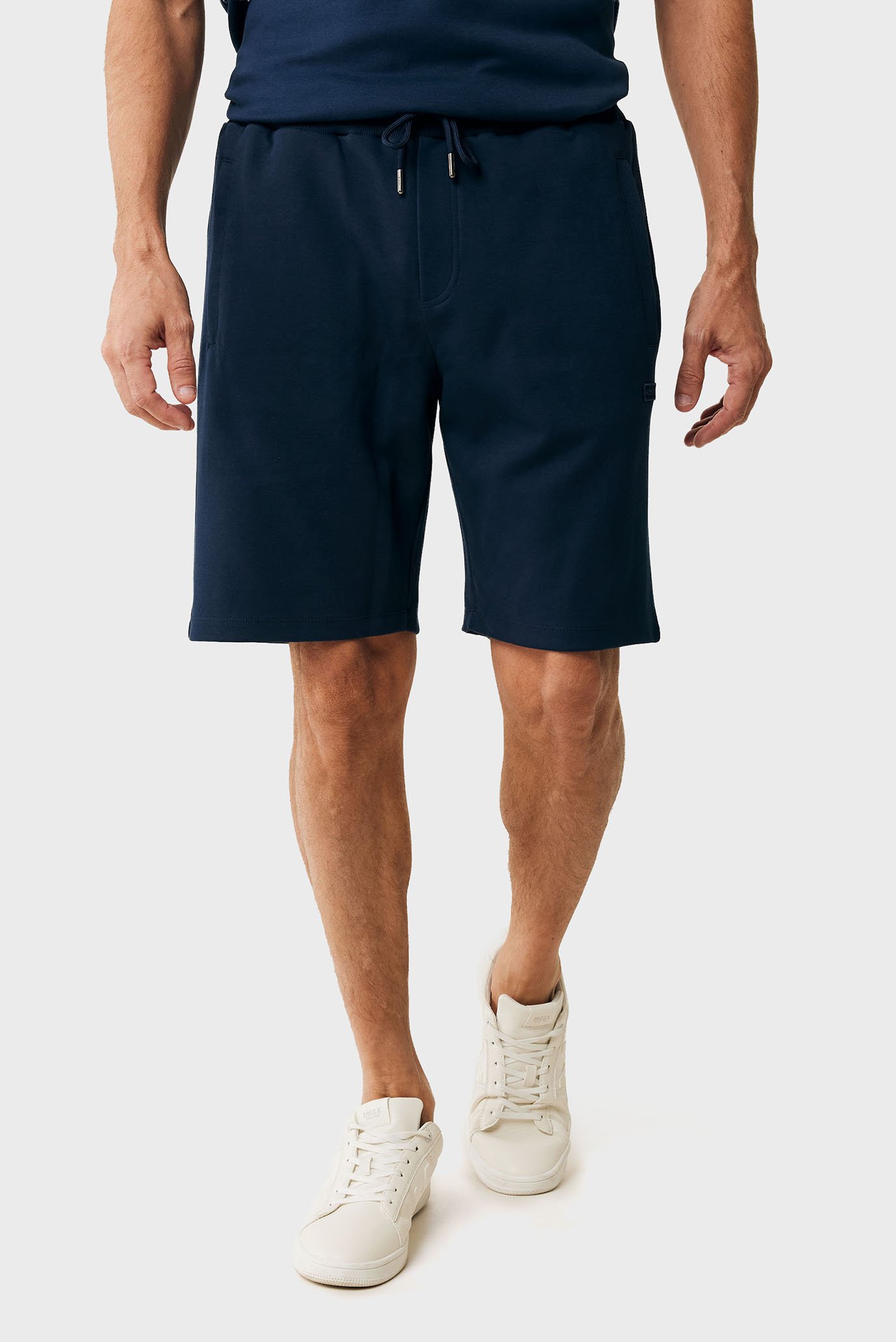 Мужские темно-синие шорты HUDSON Essential sweatshorts Синий M Mexx MF007300251M Мужские темно-синие шорты HUDSON Essential sweatshorts Синий M Mexx MF007300251M