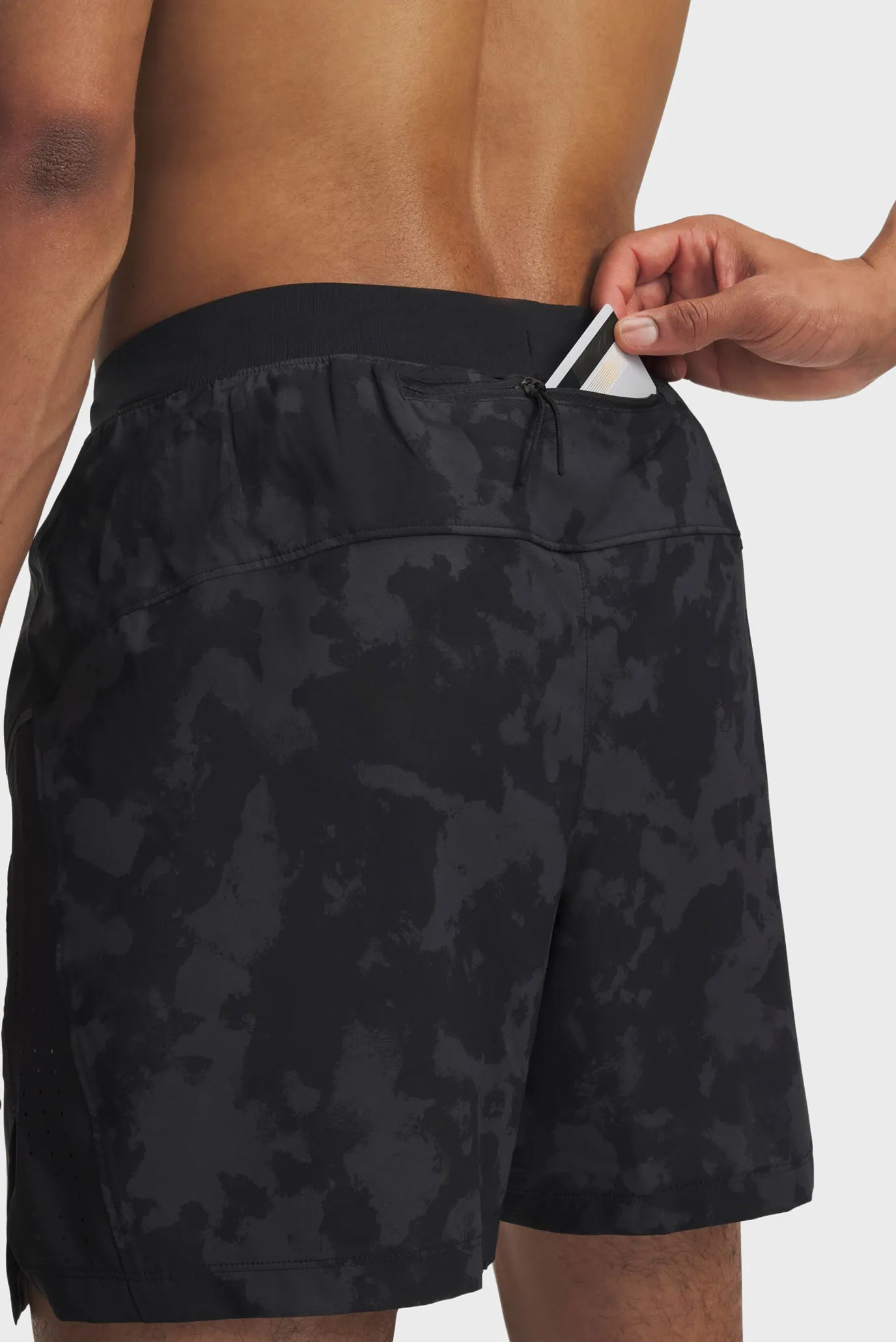 Чоловічі чорні камуфляжні шорти Launch Pro 7 Prtd Short 4