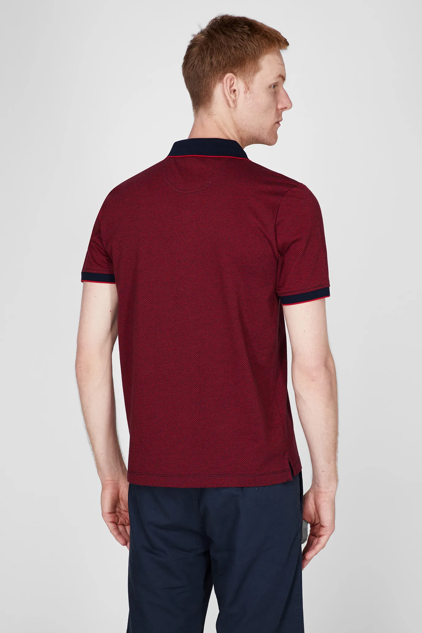 Мужское поло с узором 4