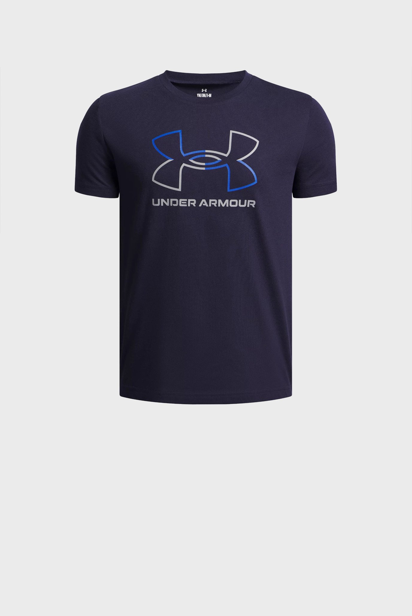 Детская темно-синяя футболка UA GL FOUNDATION SS Синий 10 Under Armour 6005010-410