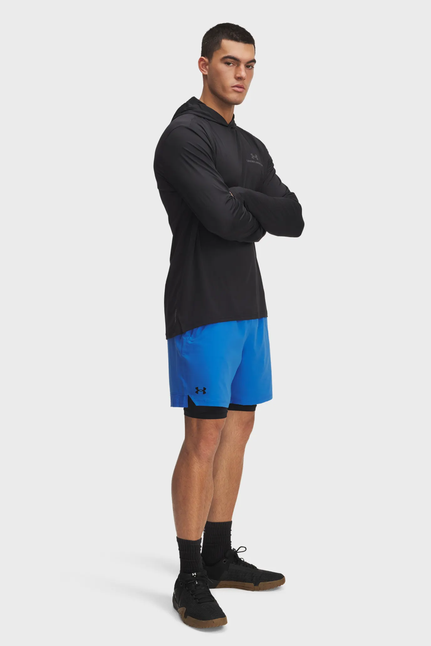 Чоловічі сині шорти UA Vanish Woven 2in1 Sts 2