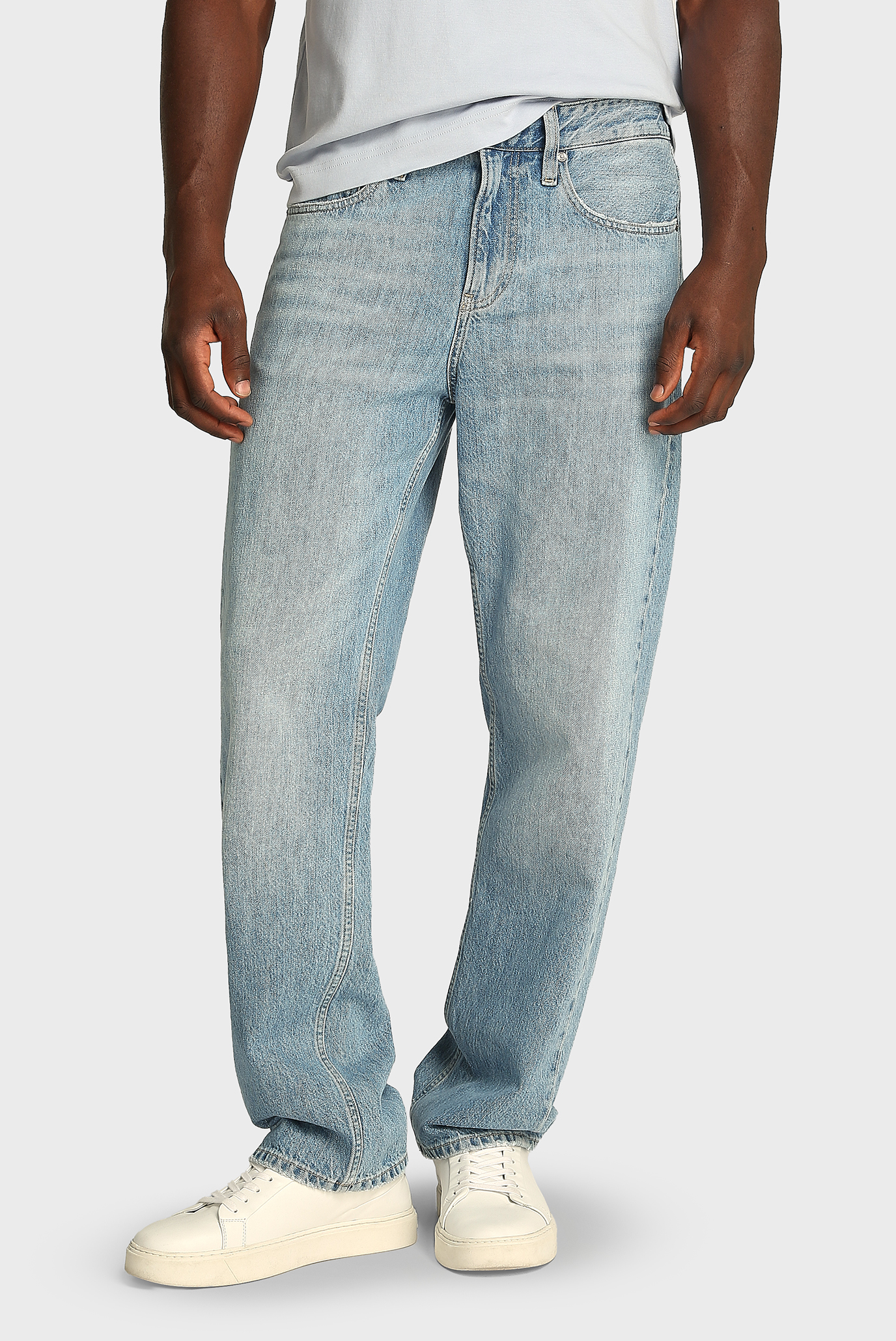 Мужские голубые джинсы Голубой 36-32 Calvin Klein K10K114057 Мужские голубые джинсы Голубой 36-32 Calvin Klein K10K114057