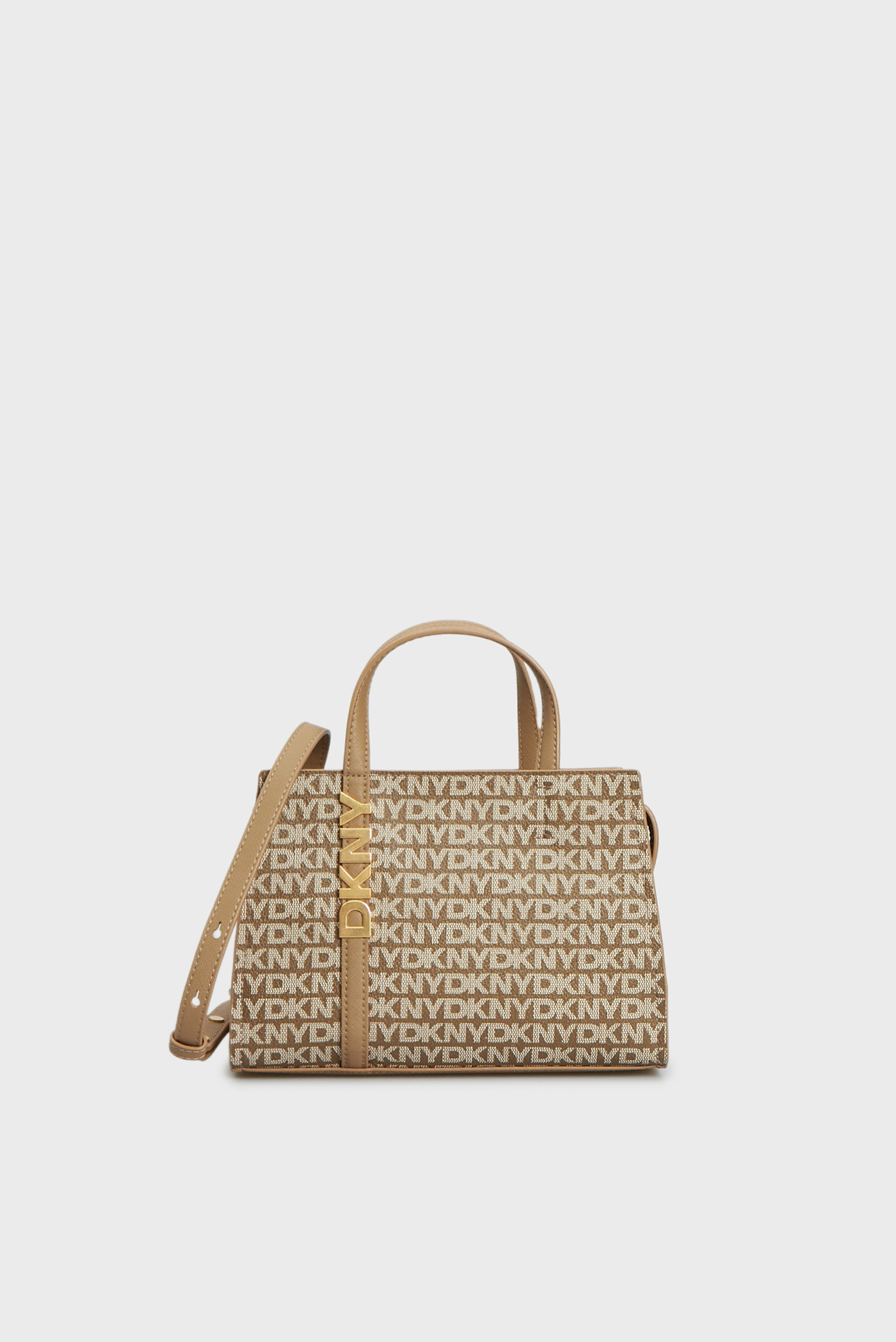 Женская коричневая сумка с узором AVRIL SM SATCHEL CBO Коричневый ONESIZE DKNY R43D5G56 Женская коричневая сумка с узором AVRIL SM SATCHEL CBO Коричневый ONESIZE DKNY R43D5G56