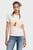 Женская белая футболка Abstract water color print