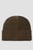 Мужская коричневая шерстяная шапка