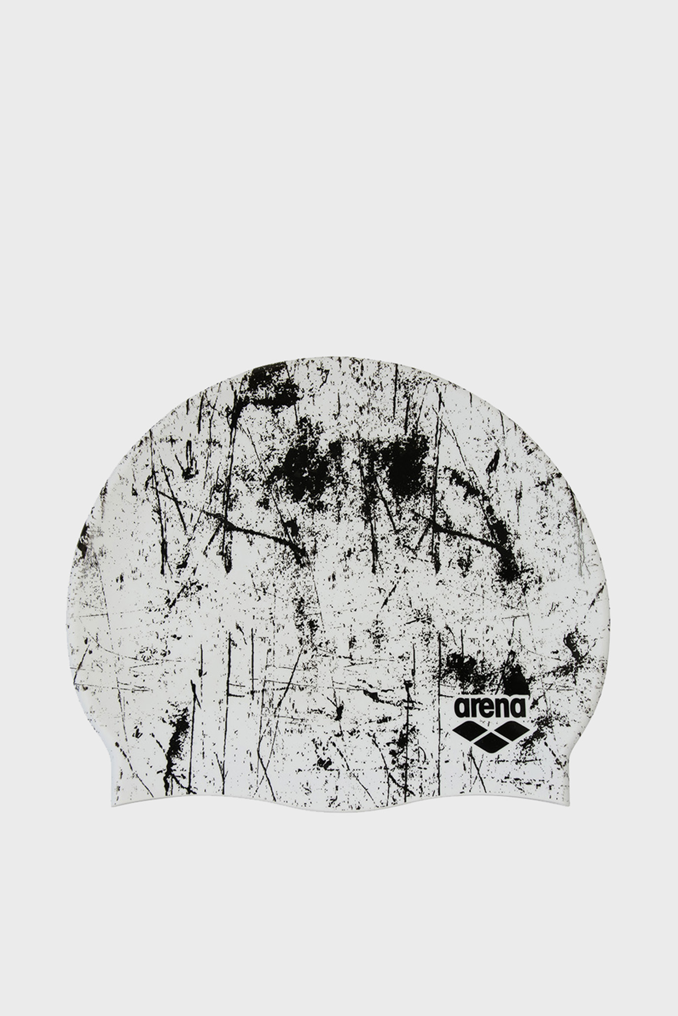 Белая шапочка для плавания с узором PRINT 3 Белый ONESIZE Arena 1E368-274