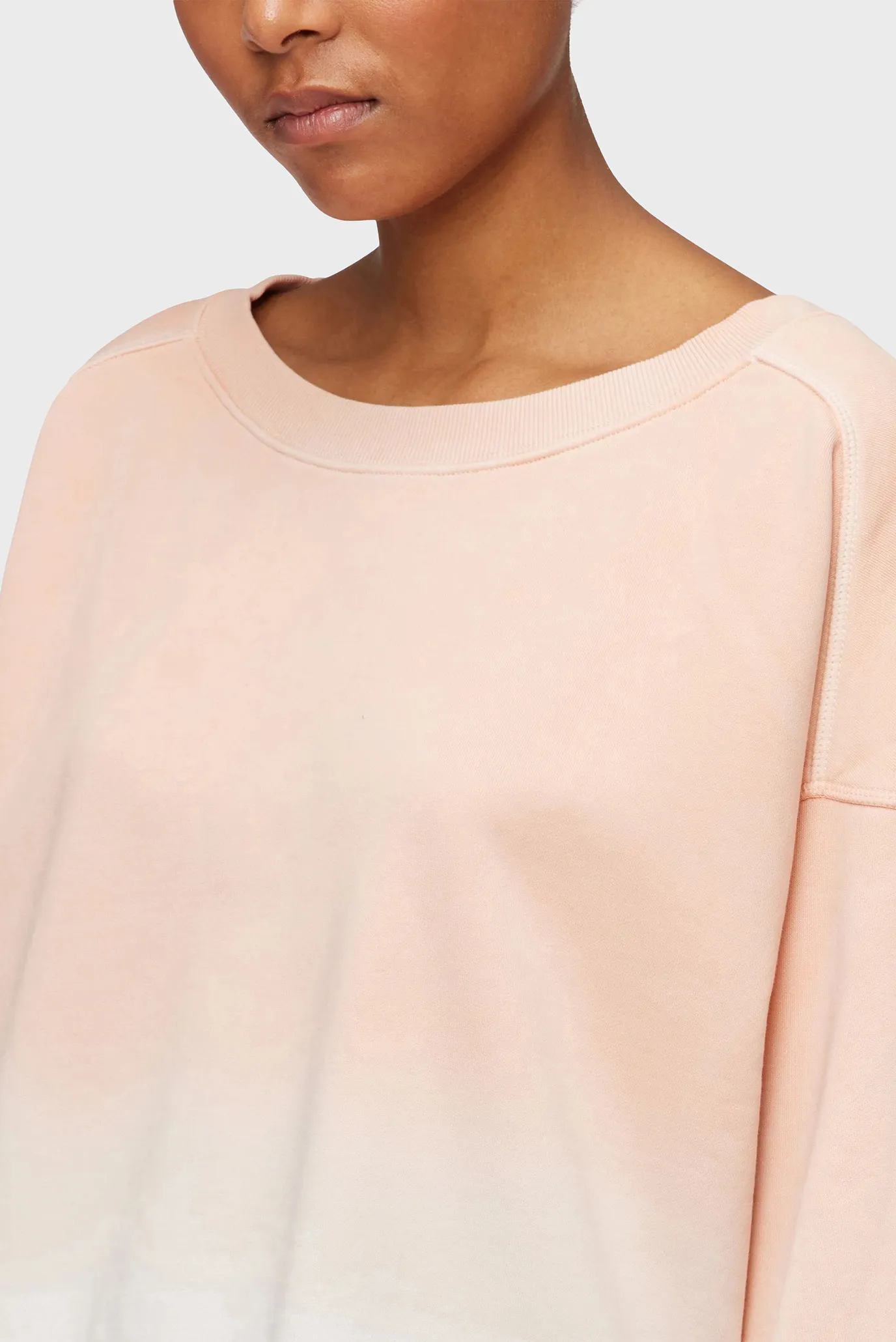 Жіночий персиковий світшот LEZY 5