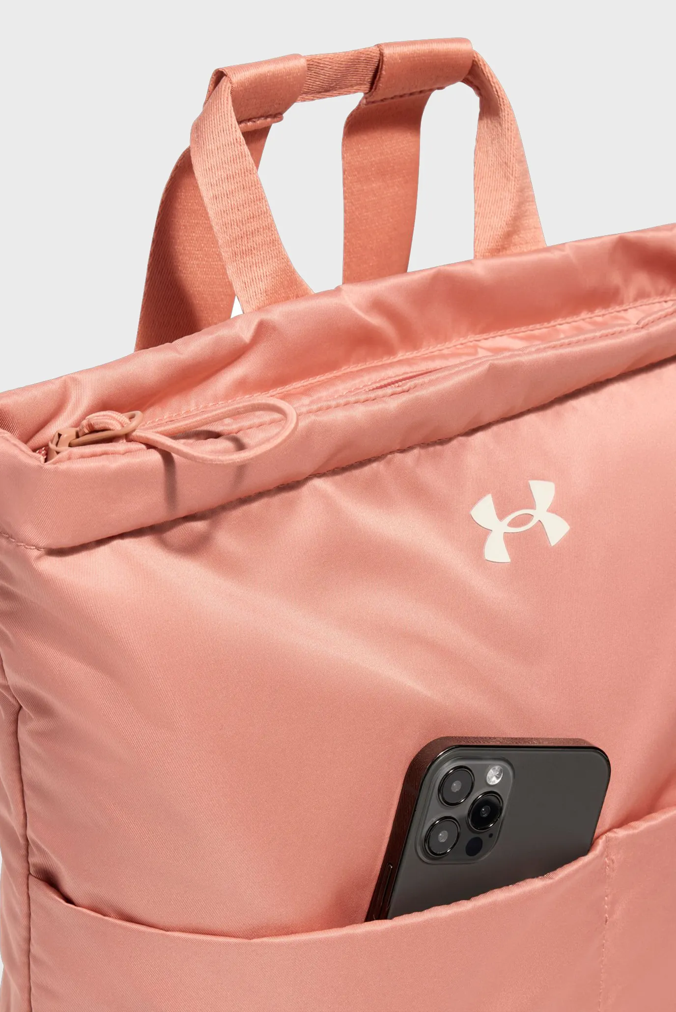 Женский персиковый рюкзак UA Studio Lite Backpack 4