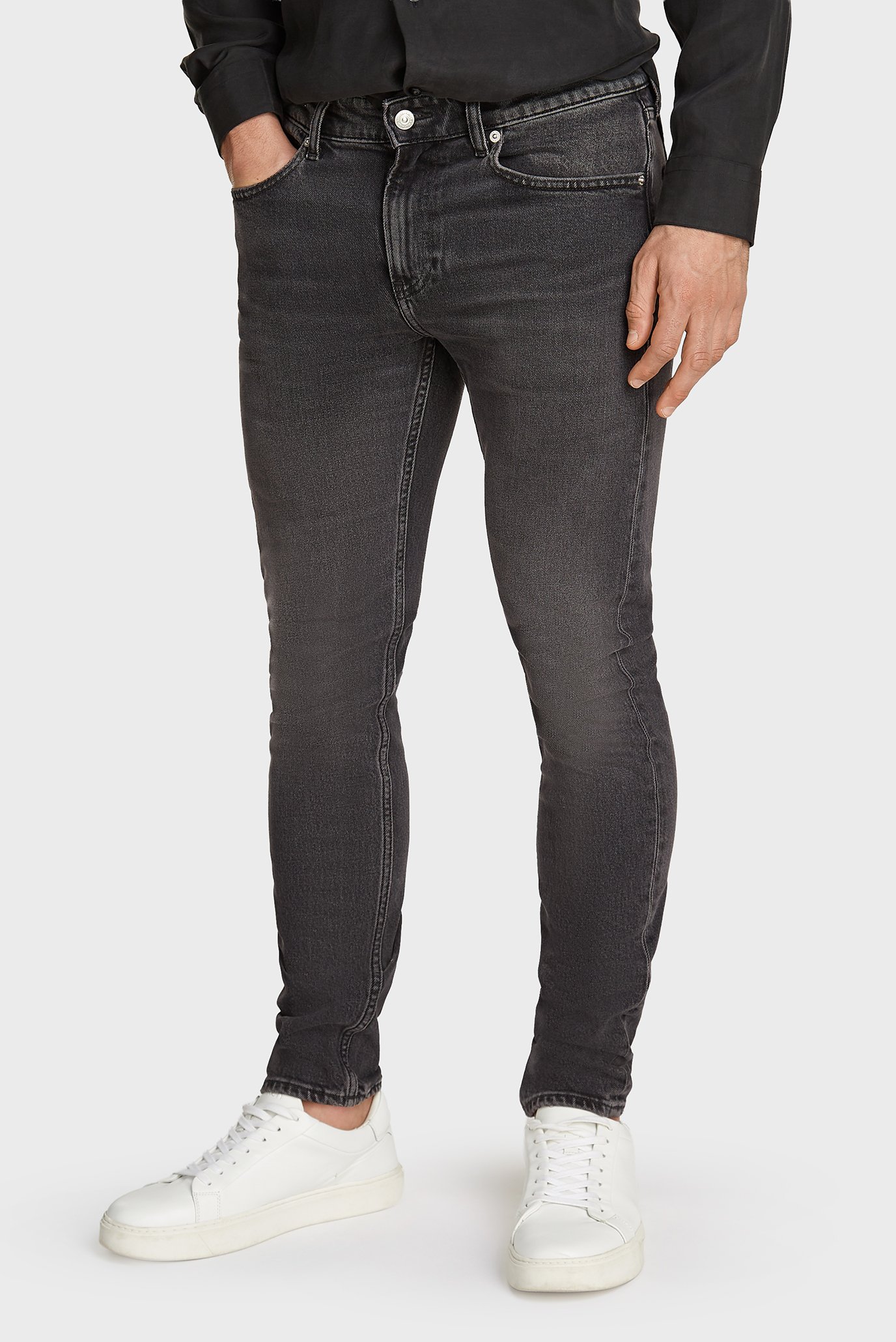 Мужские черные джинсы SLIM TAPER Черный 34-34 Calvin Klein Jeans J30J326360 Мужские черные джинсы SLIM TAPER Черный 34-34 Calvin Klein Jeans J30J326360
