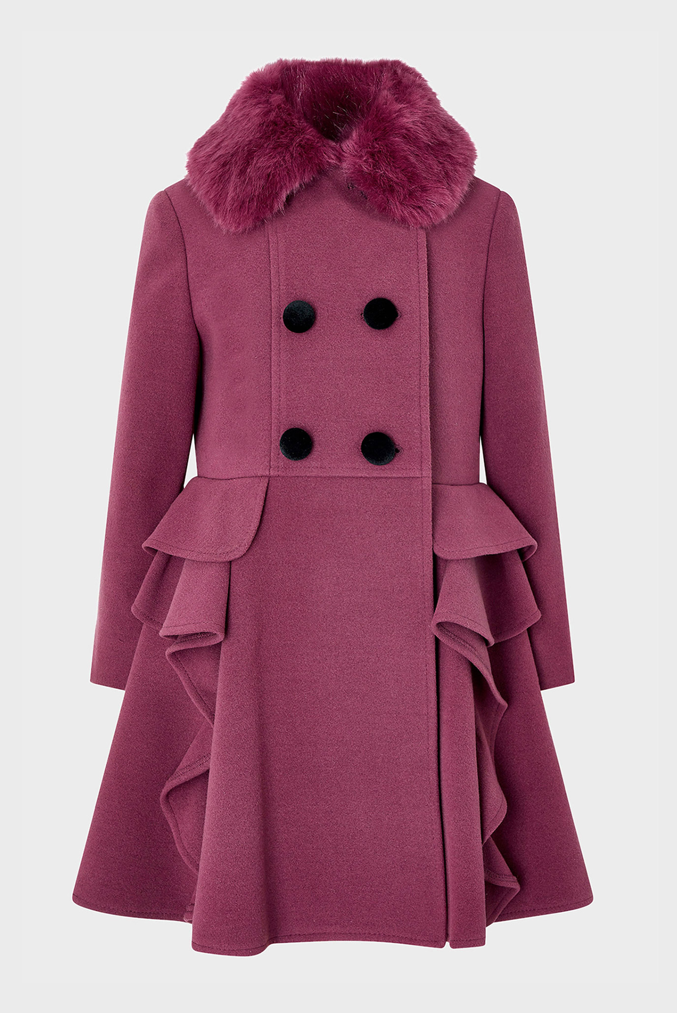 Детское фиолетовое пальто Eva Coat 1