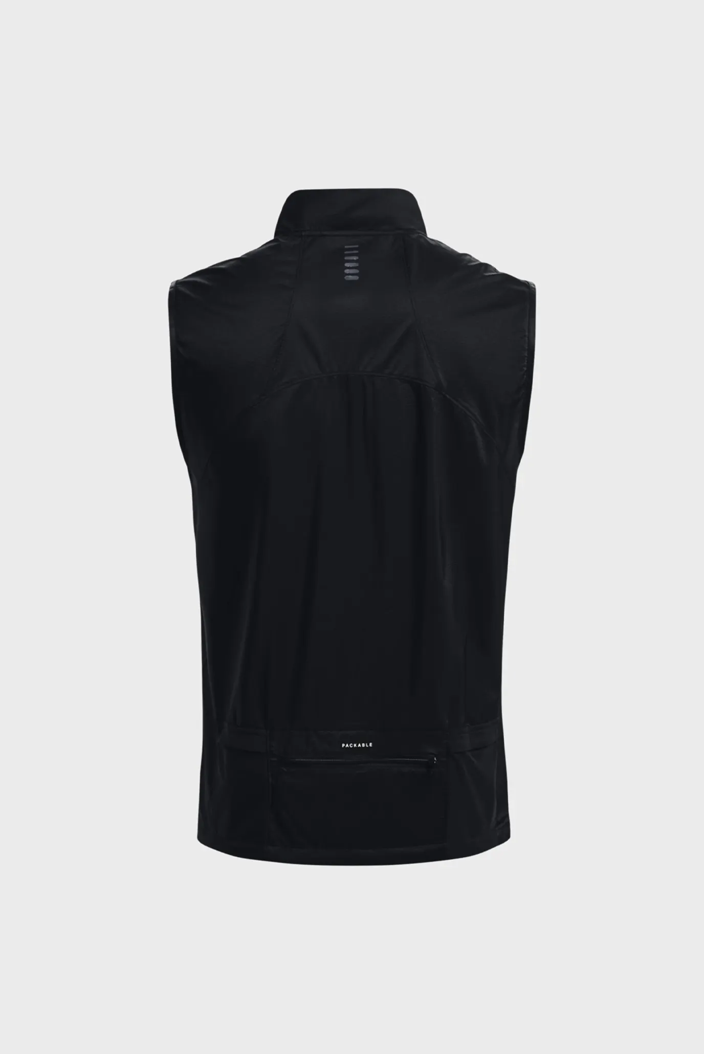 Мужской черный жилет UA OutRun the STORM Vest 6