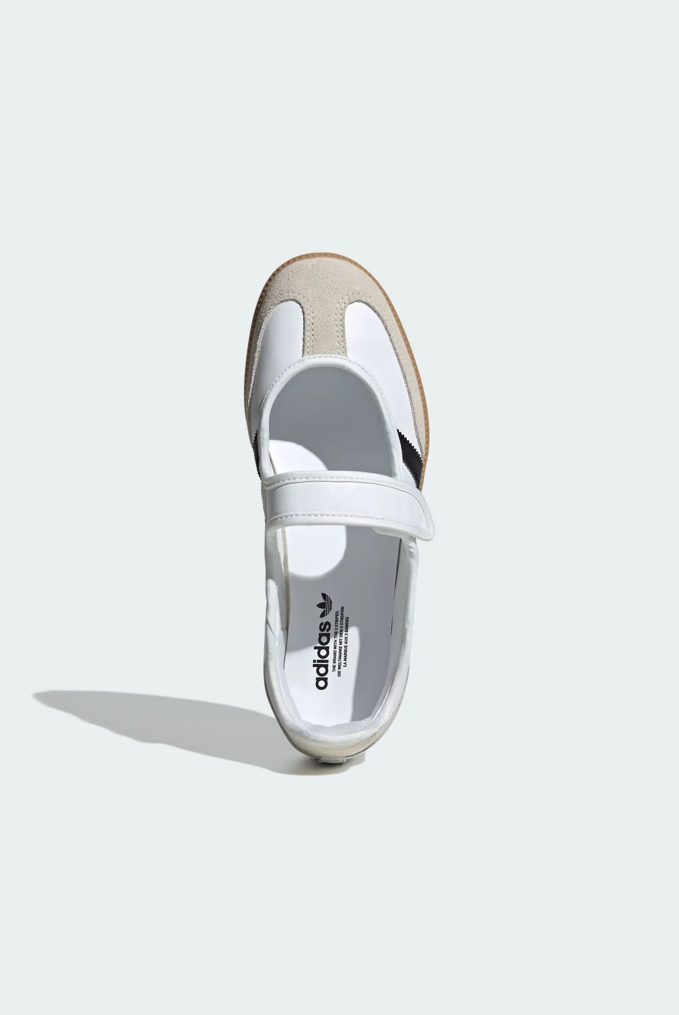 Жіночі білі шкіряні балетки Samba OG 2