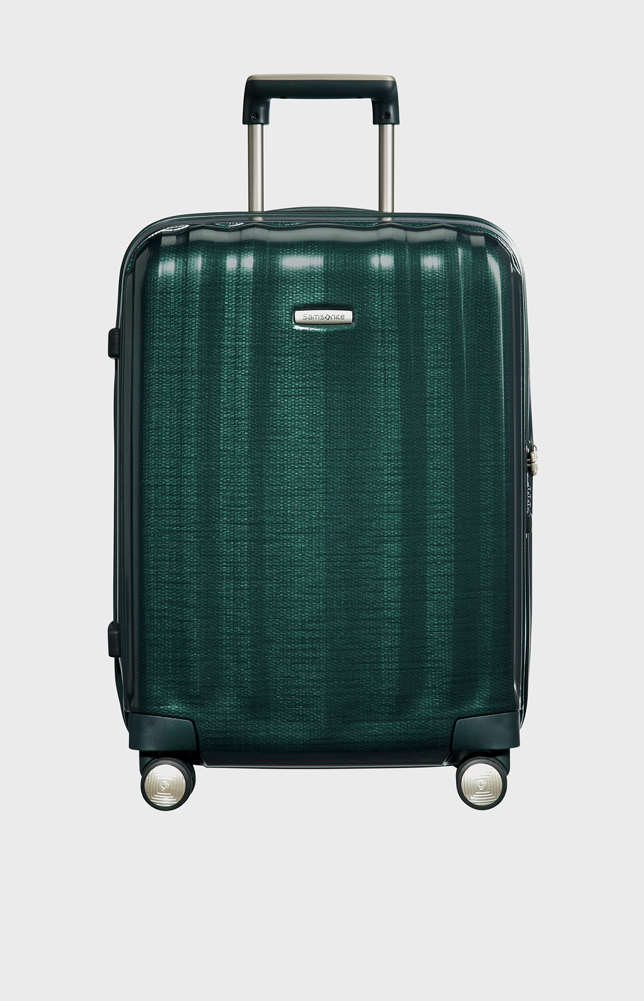 Зеленый чемодан 55 см LITE-CUBE 1