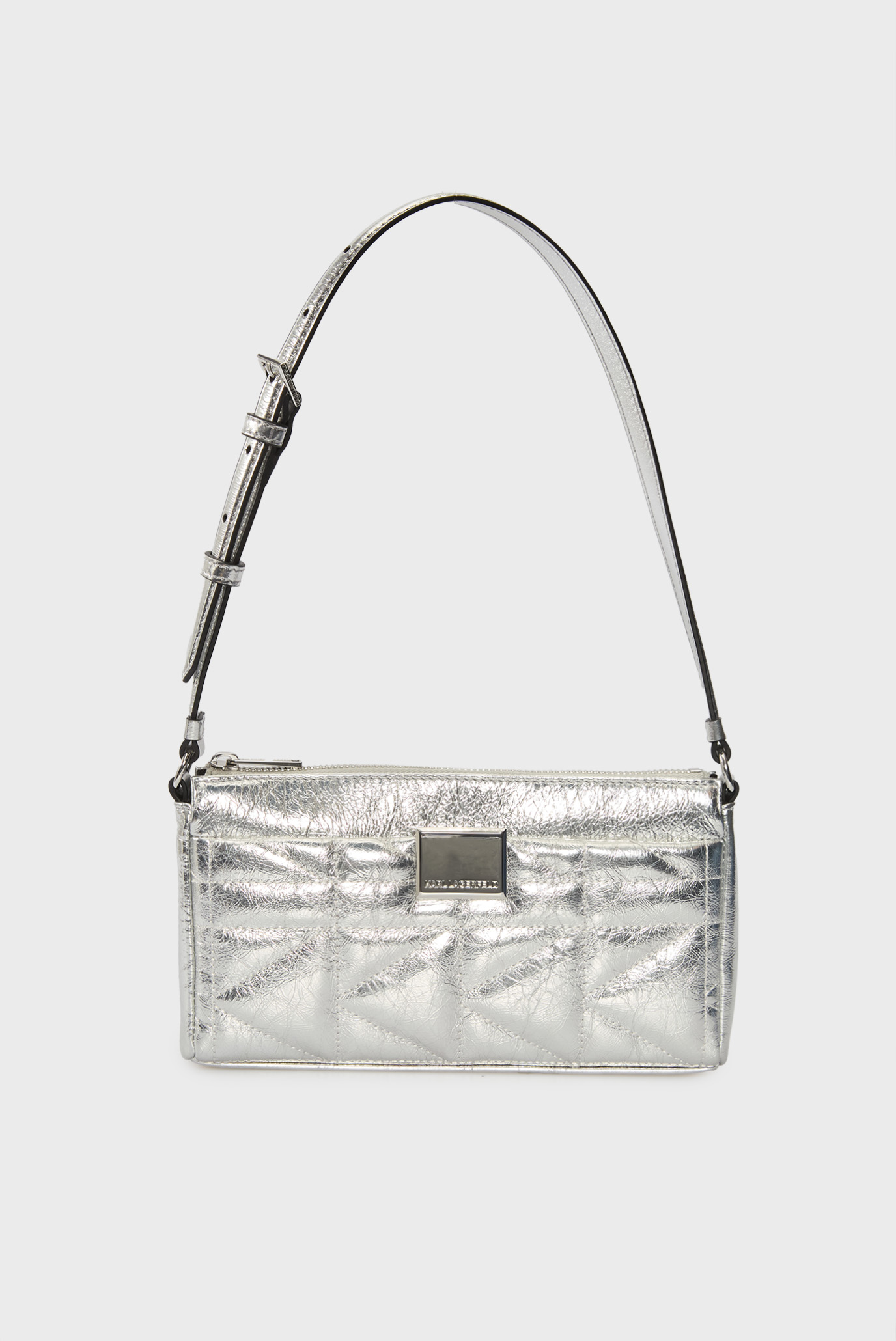 Женская серебристая кожаная сумка Серебряный ONESIZE Karl Lagerfeld A3W30311 Женская серебристая кожаная сумка Серебряный ONESIZE Karl Lagerfeld A3W30311