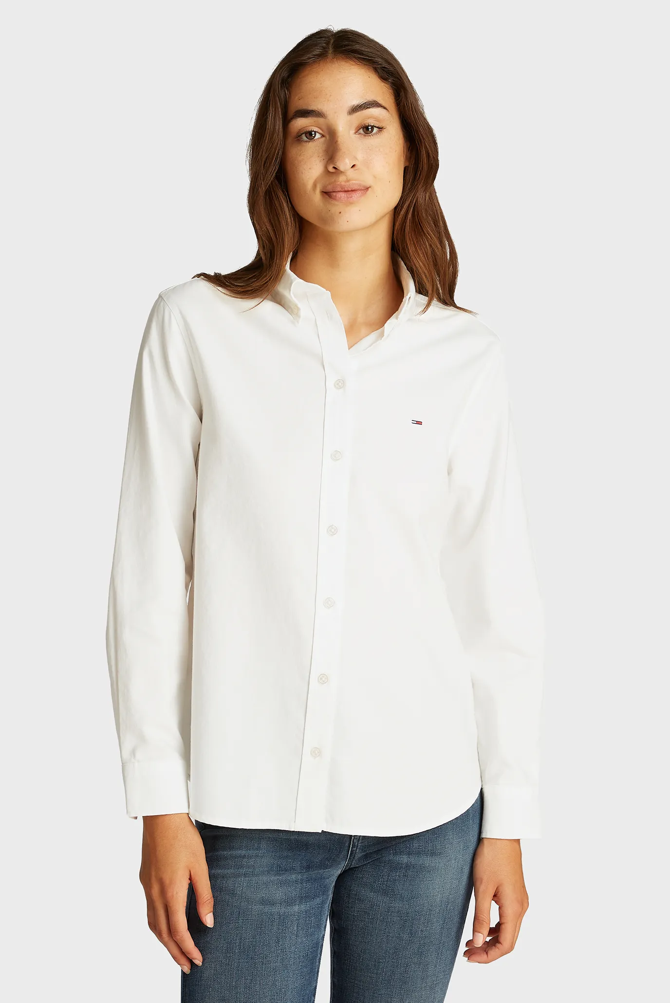 Жіноча біла сорочка TJW REG OXFORD 1