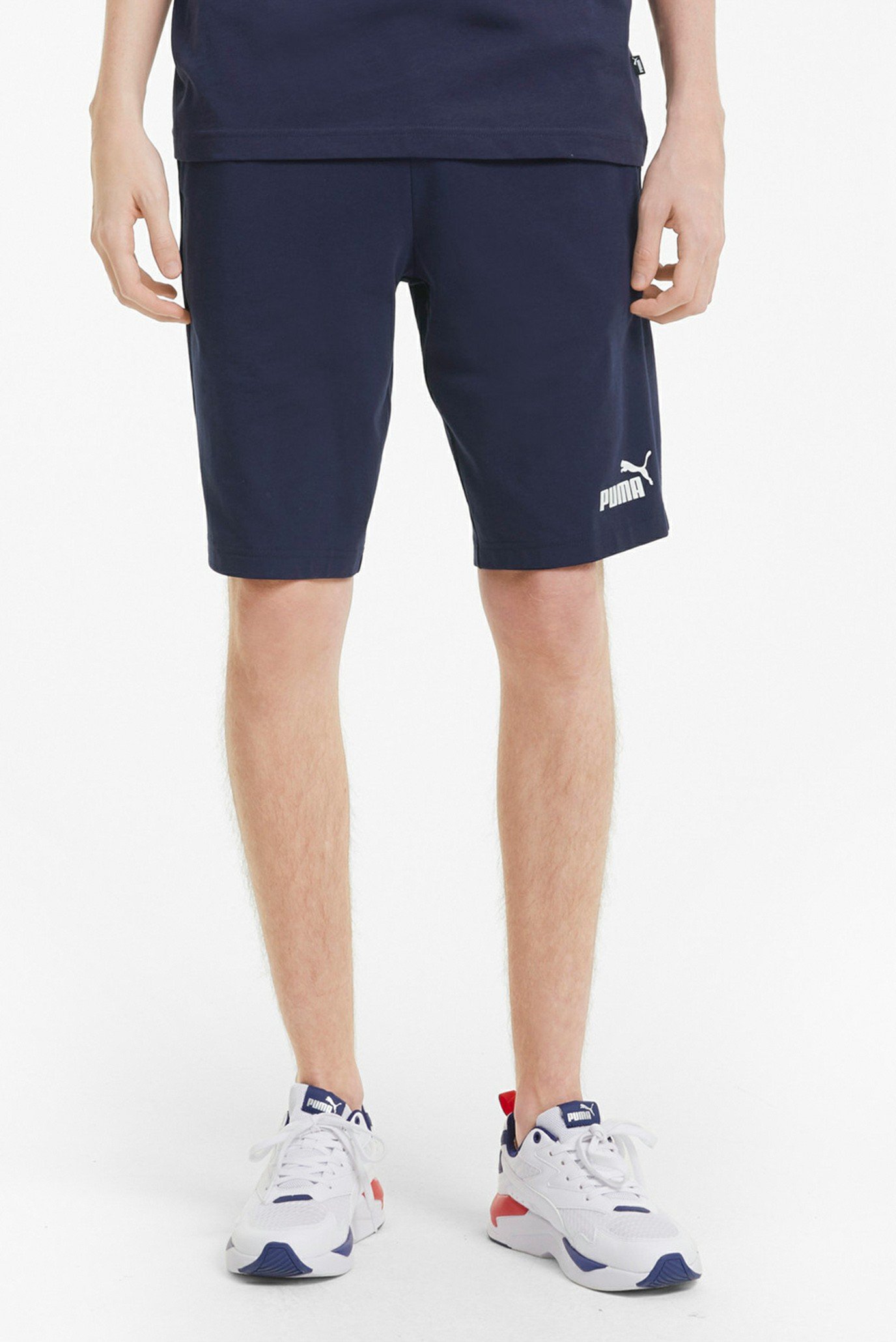 Чоловічі темно-сині шорти Essentials Jersey Men's Shorts 1