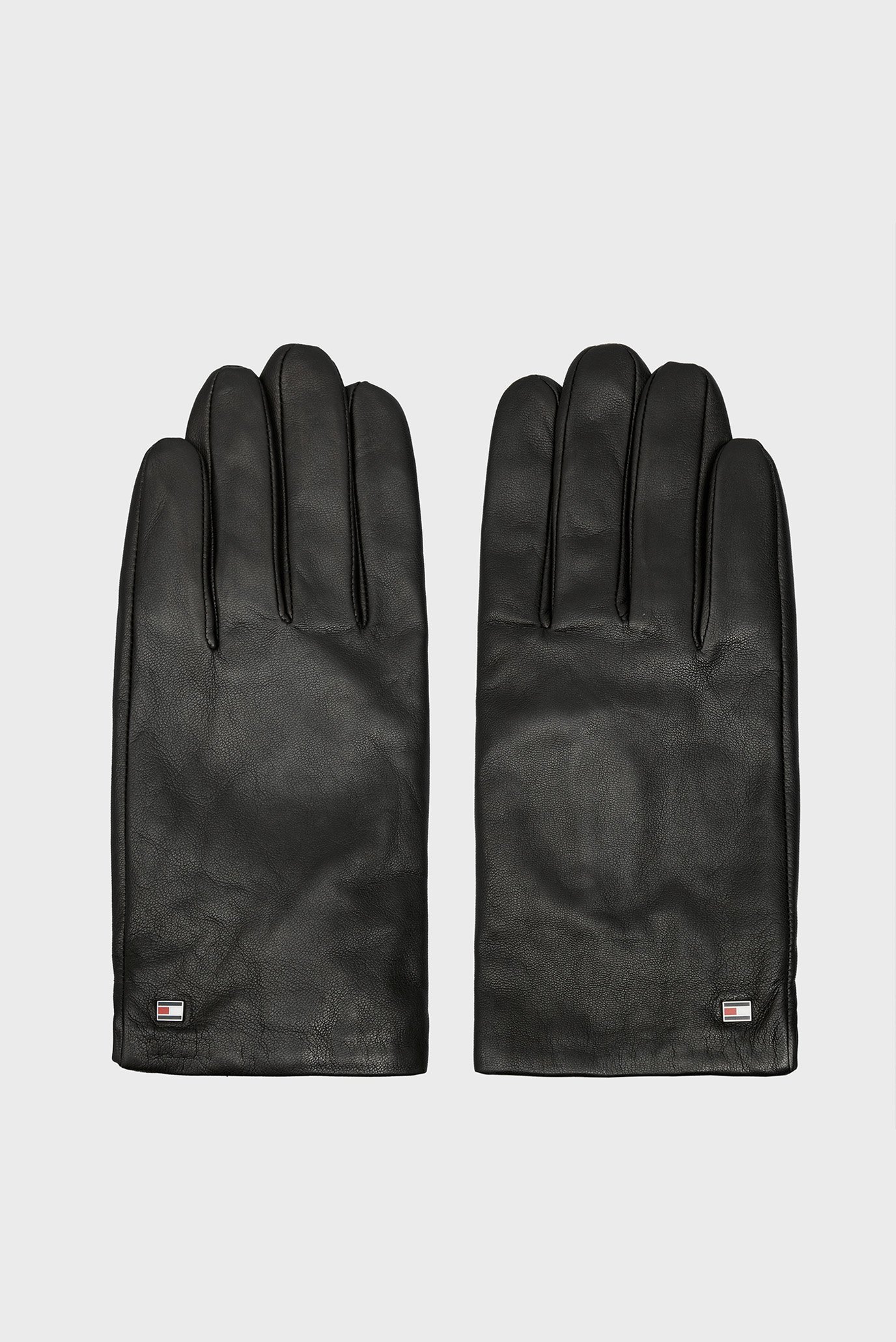 Чоловічі чорні шкіряні рукавички ESSENTIAL FLAG LEATHER GLOVES 1