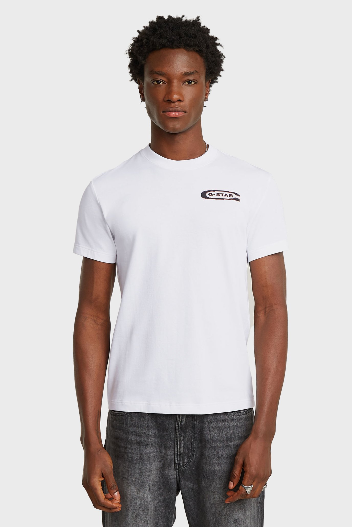 Мужская белая футболка Back Белый XL G-Star RAW D26047,C336 Мужская белая футболка Back Белый XL G-Star RAW D26047,C336