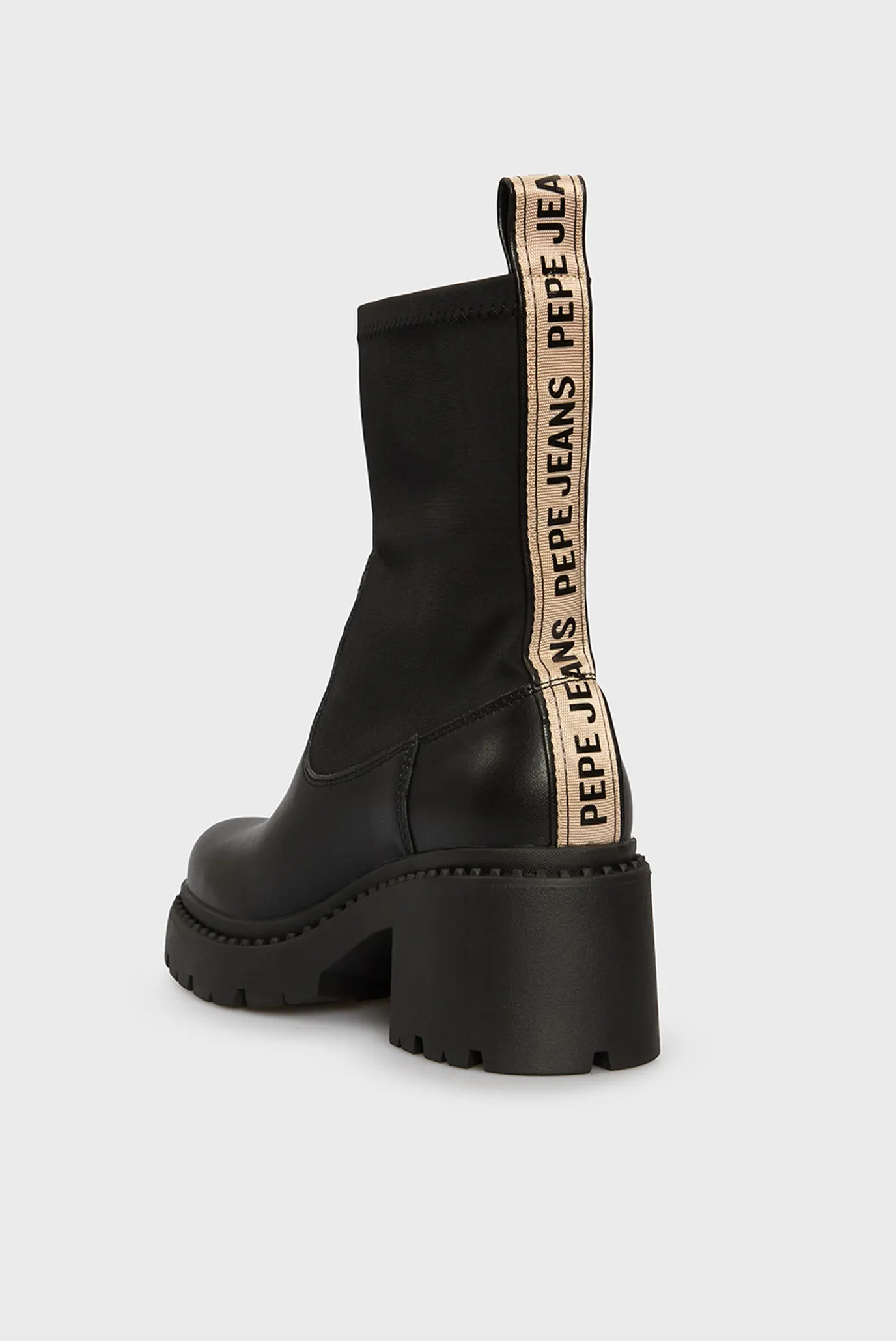 Женские черные кожаные ботильоны GLEN MIX 5