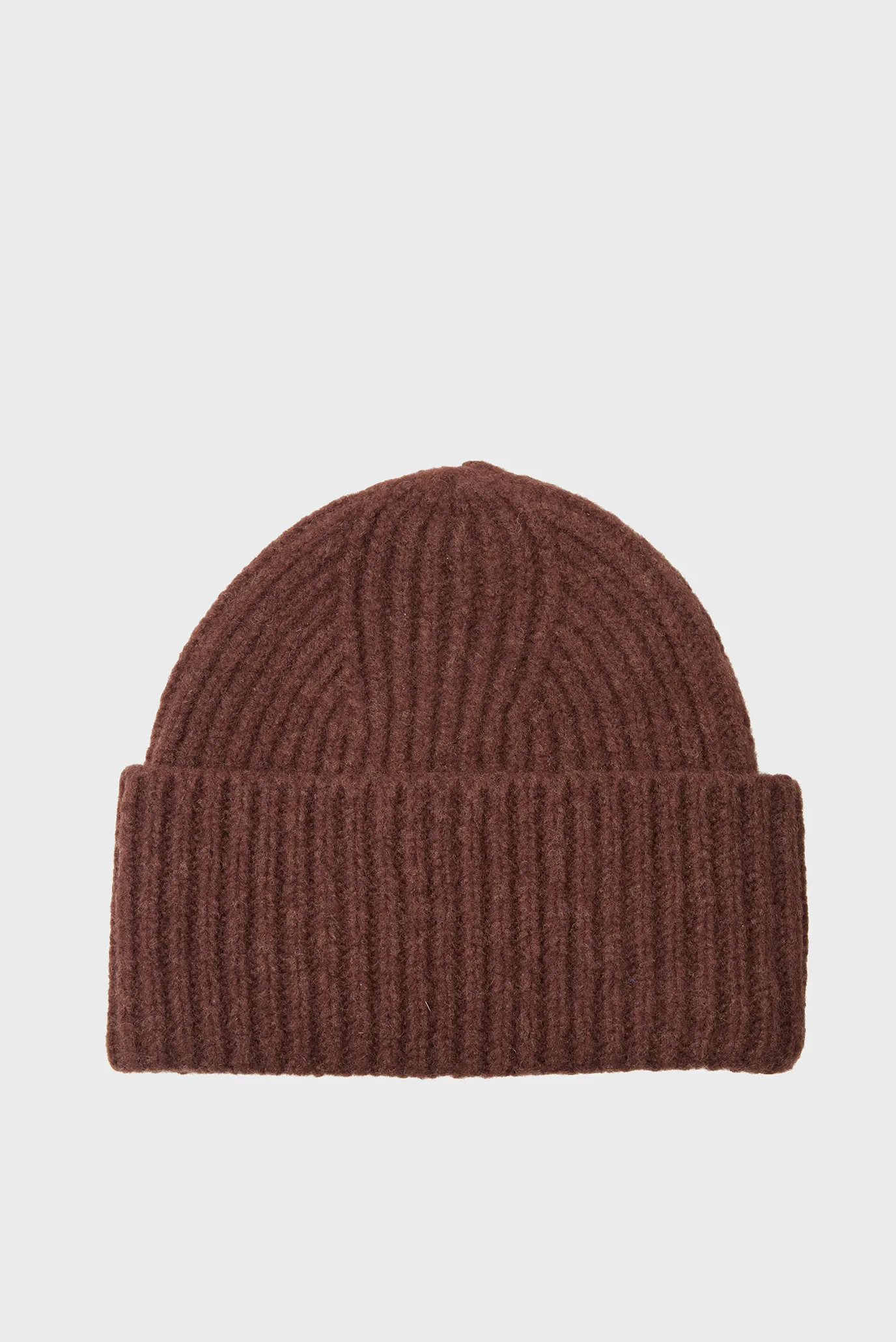 Женская темно-коричневая шерстяная шапка HERITAGE 3